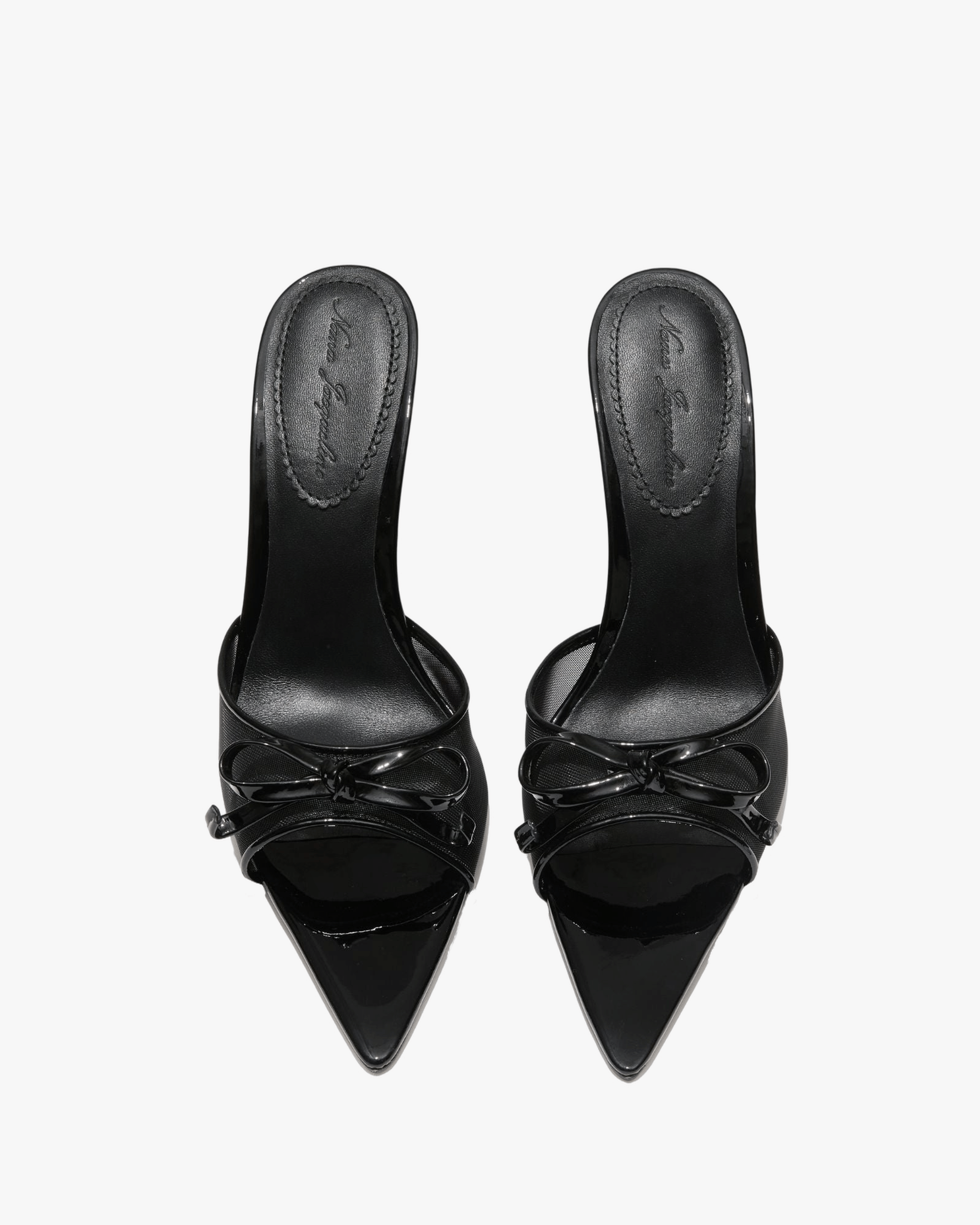 Evie Bow Heels (Black) made by Nana Jacqueline