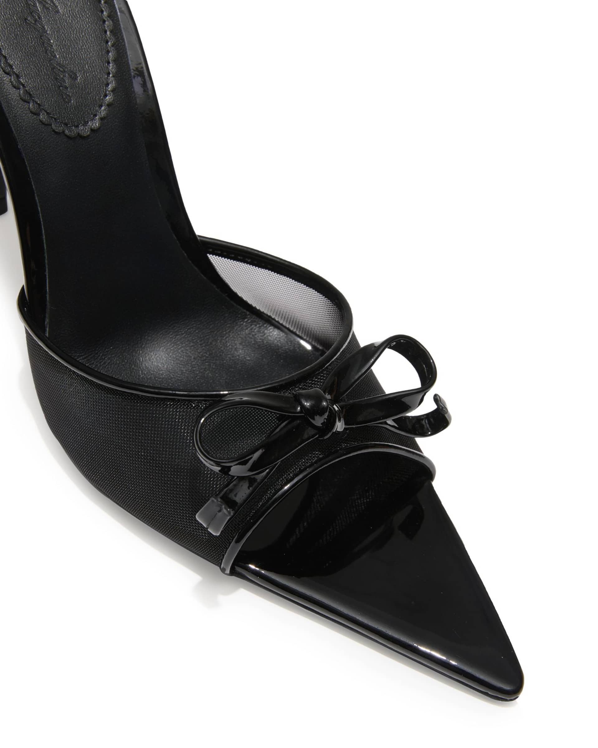 Evie Bow Heels (Black) made by Nana Jacqueline