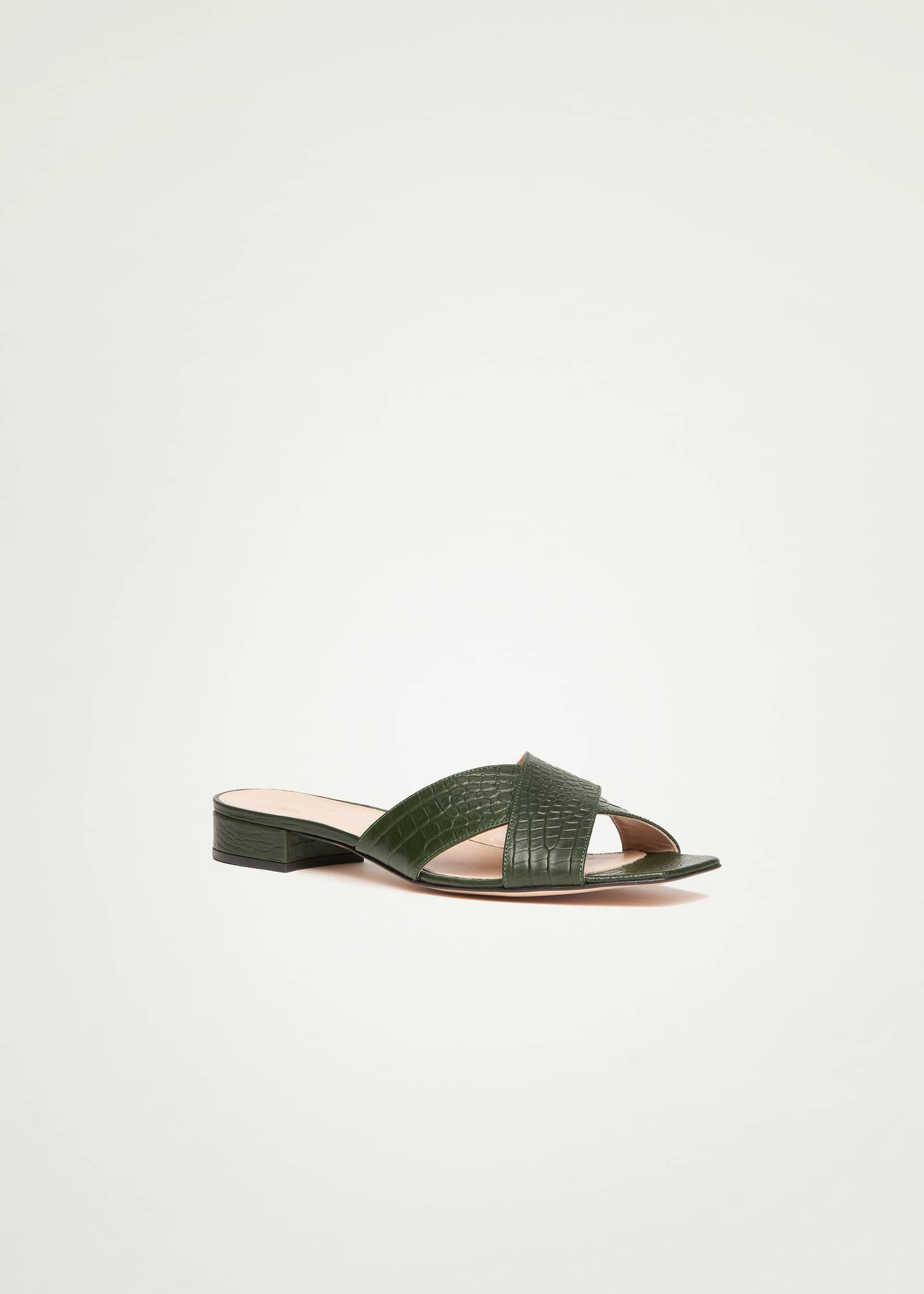 Imani Sandals in Green made by Miyana Berlin