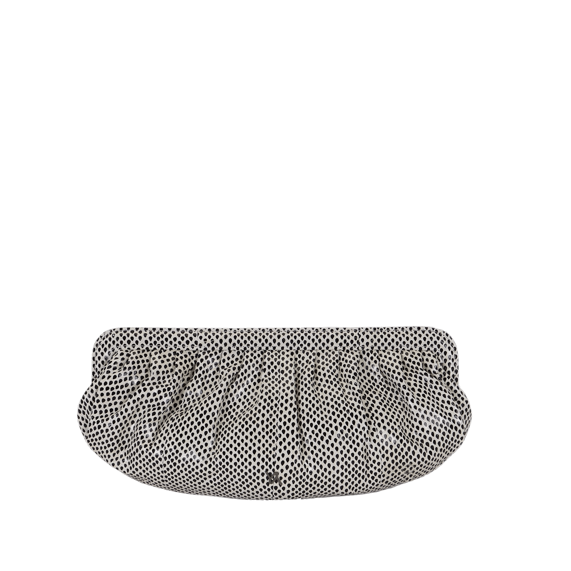 Barcelona water snake white clutch made by Yliana Yepez