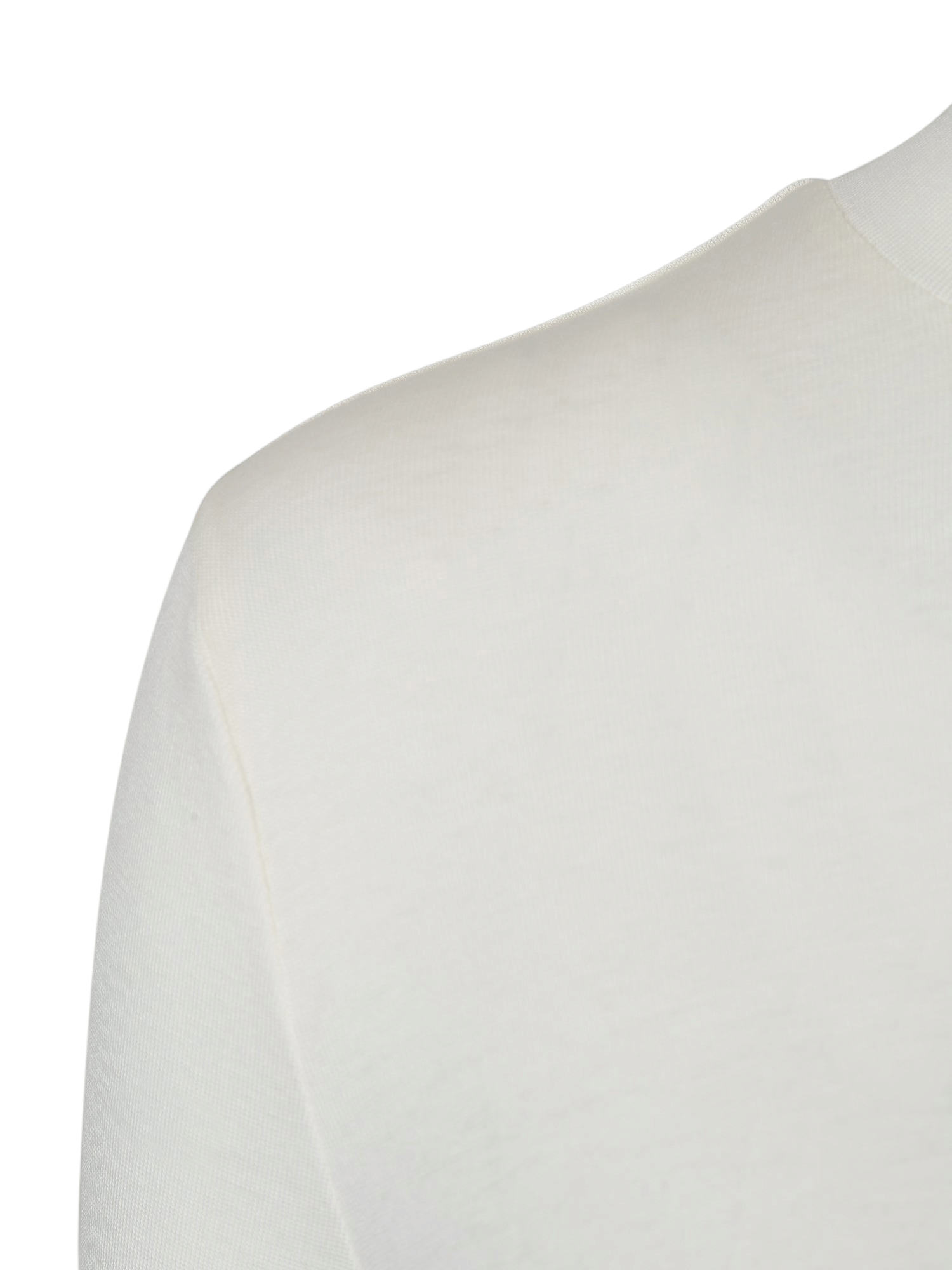 WHITE DRAPED JERSEY CROP TOP made by YIBRI