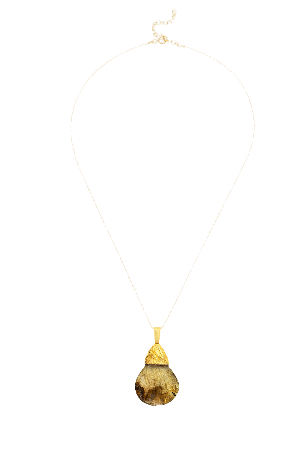 Labradorite Gold Necklace made by Lora Istanbul