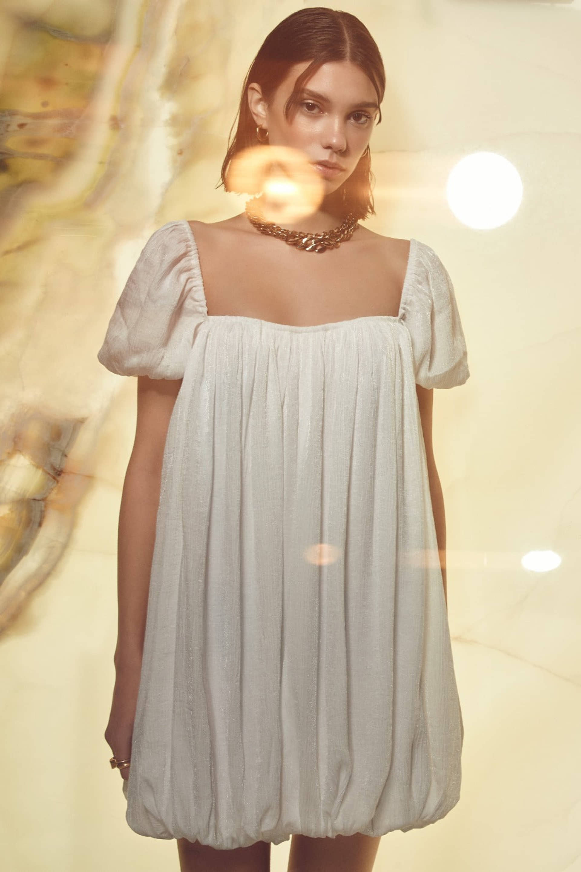 Noma Viscos Mini Baloon Dress made by Nazli Ceren