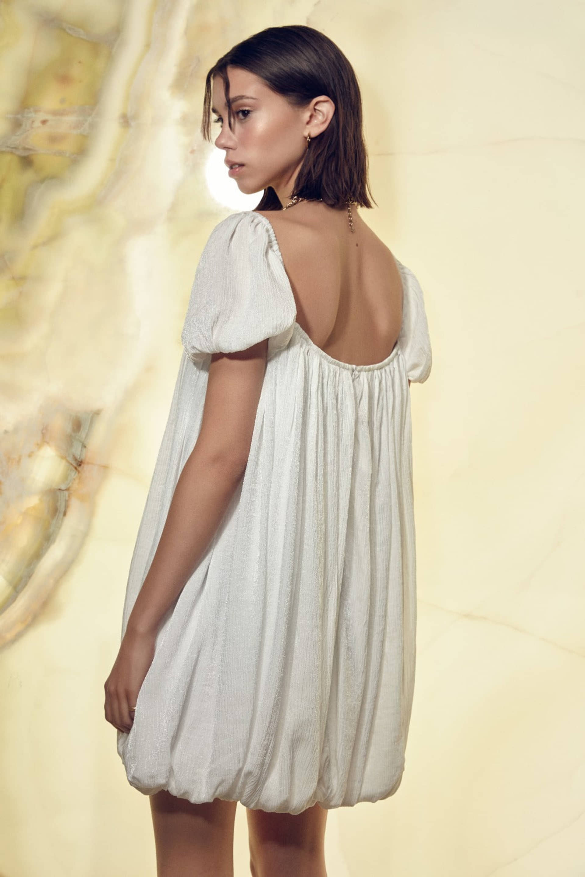 Noma Viscos Mini Baloon Dress made by Nazli Ceren