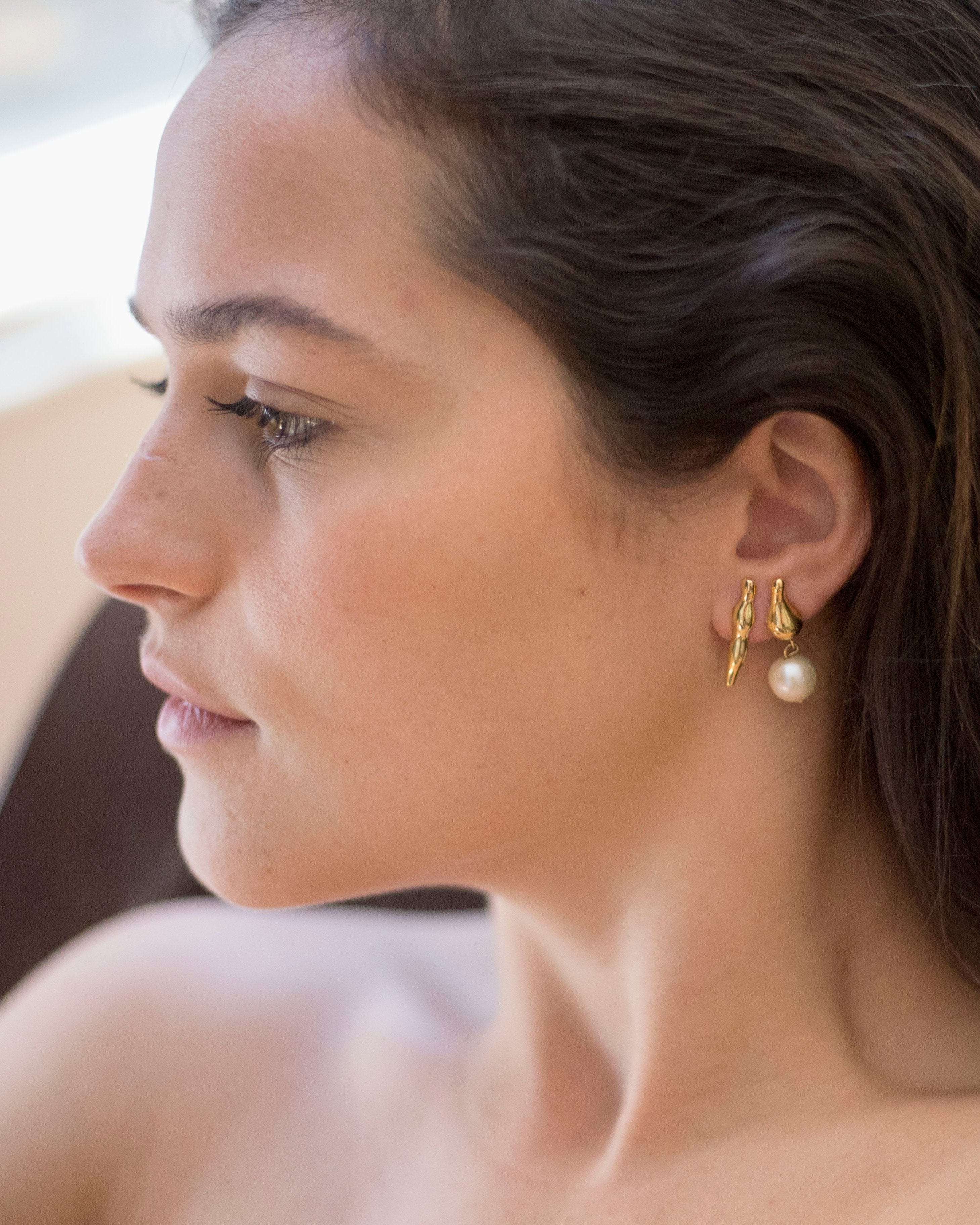 PERA EARRINGS made by Carolina De Barros