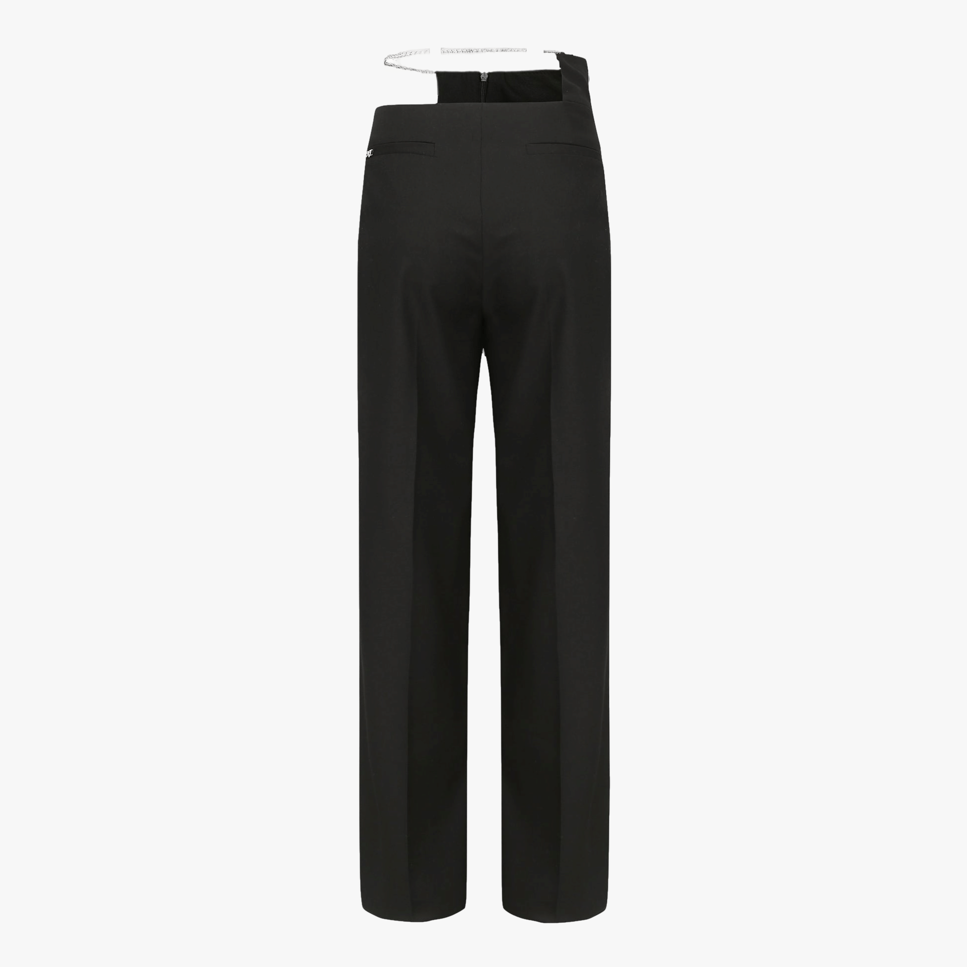 Black Hallie Wide Leg Pants in Black made by Nana Jacqueline