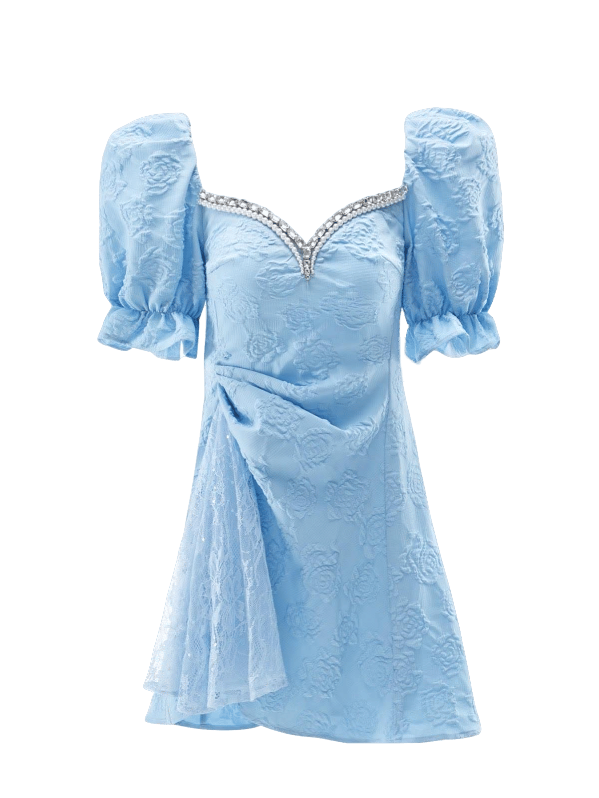 Blue Ysabella Dress in Blue made by Nana Jacqueline