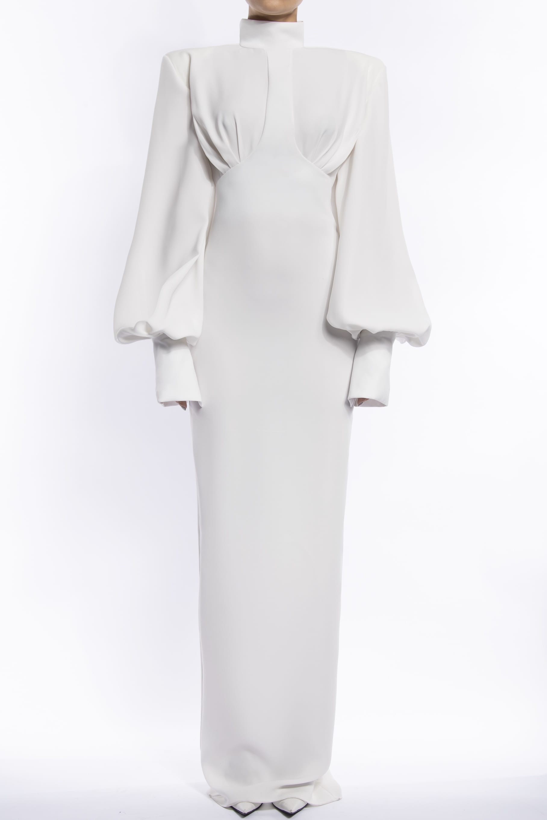 Pearl Dress in White made by Vestiaire d'un Oiseau Libre