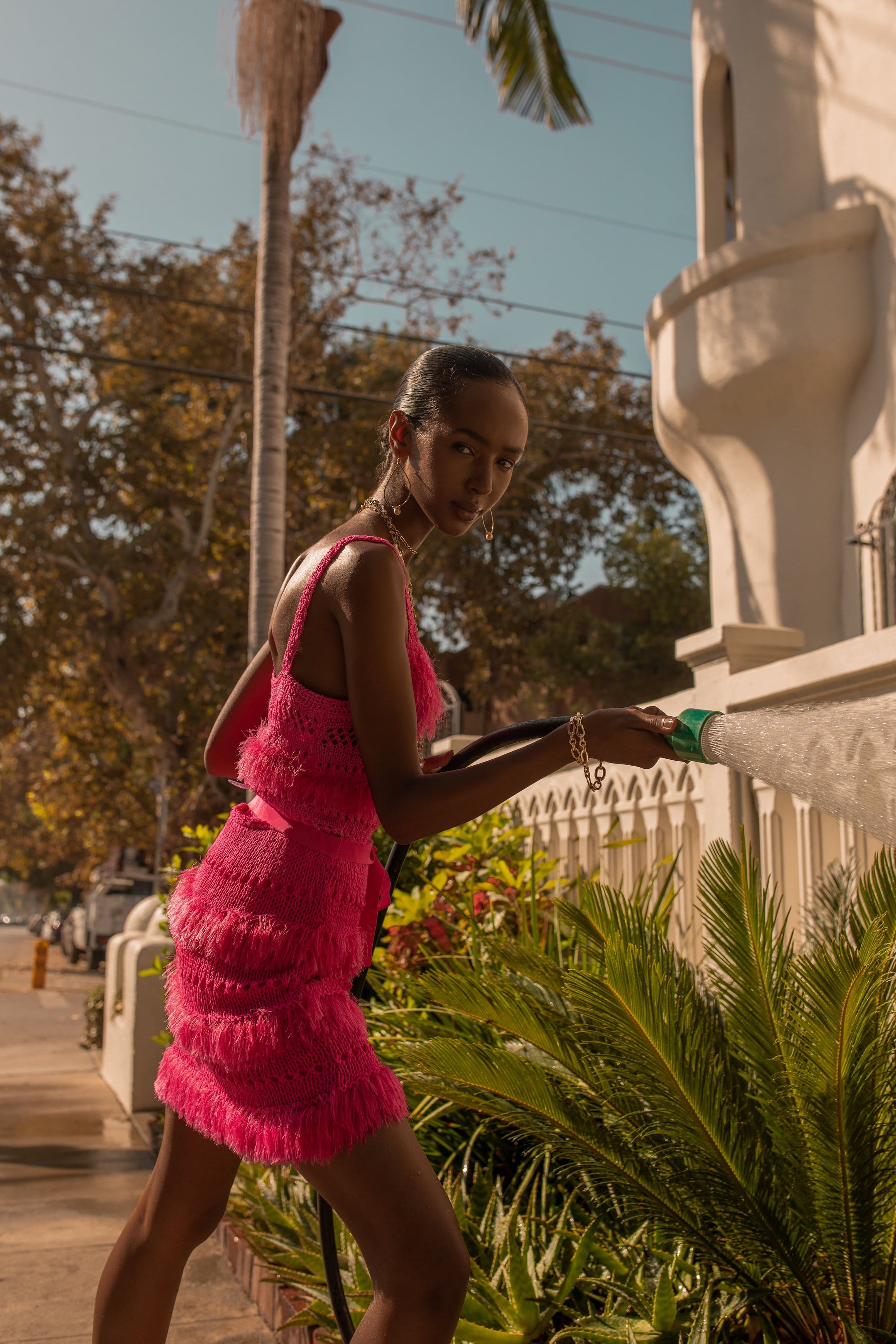 Purple Handmade Knit Top made by ANDREEVA