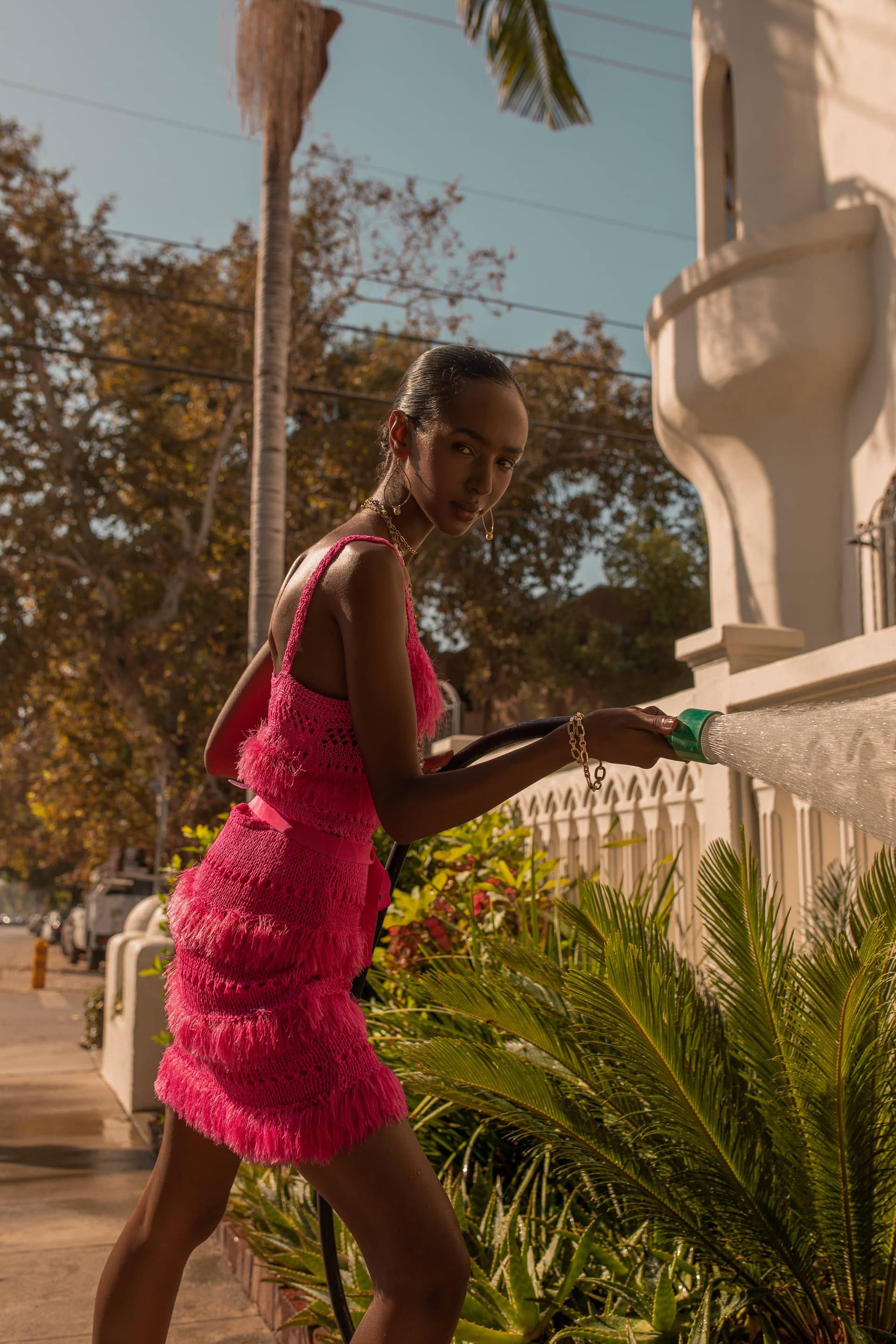 Purple Handmade Knit Top made by ANDREEVA