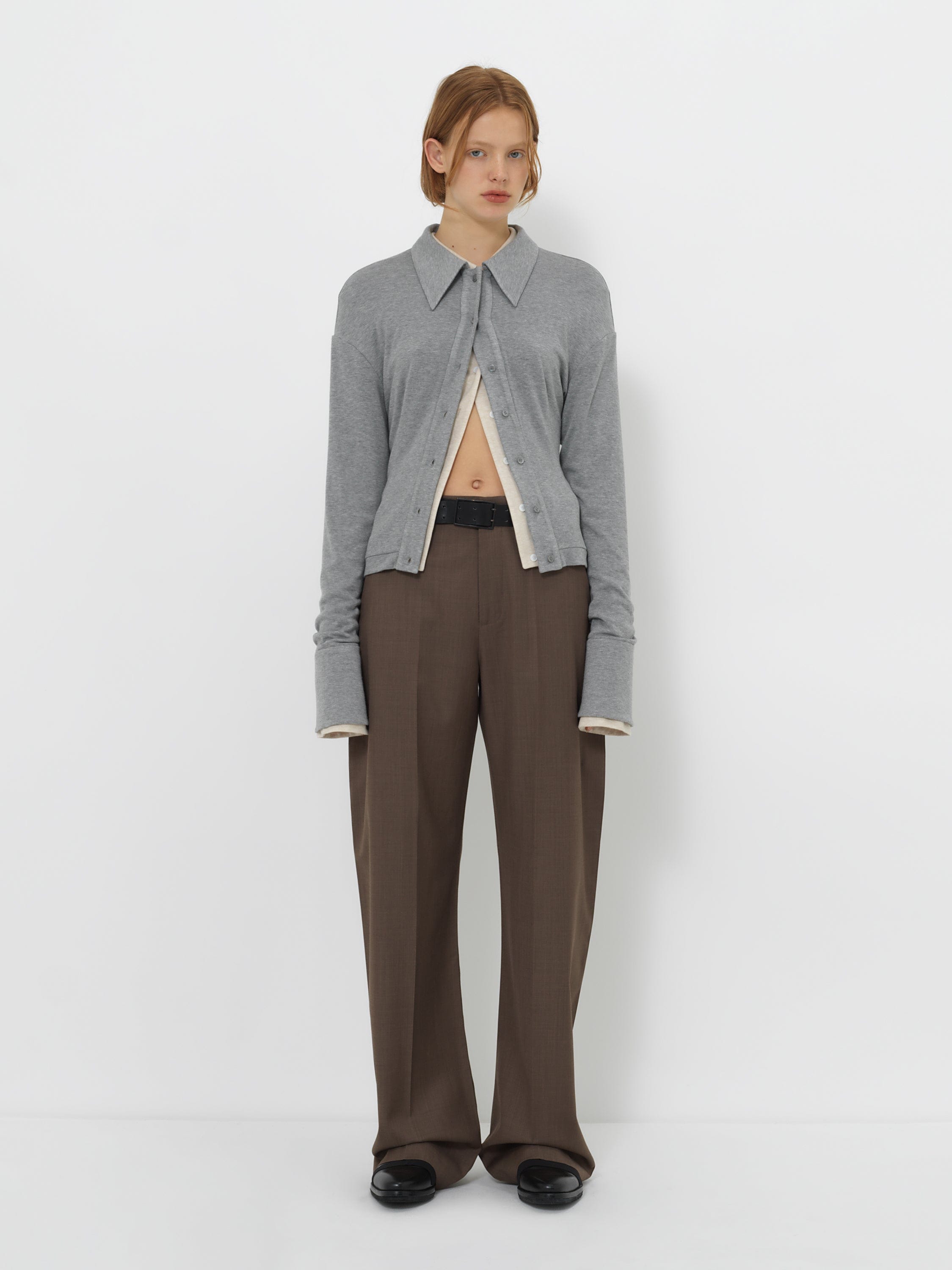 FITTED JERSEY SHIRT made by YIBRI