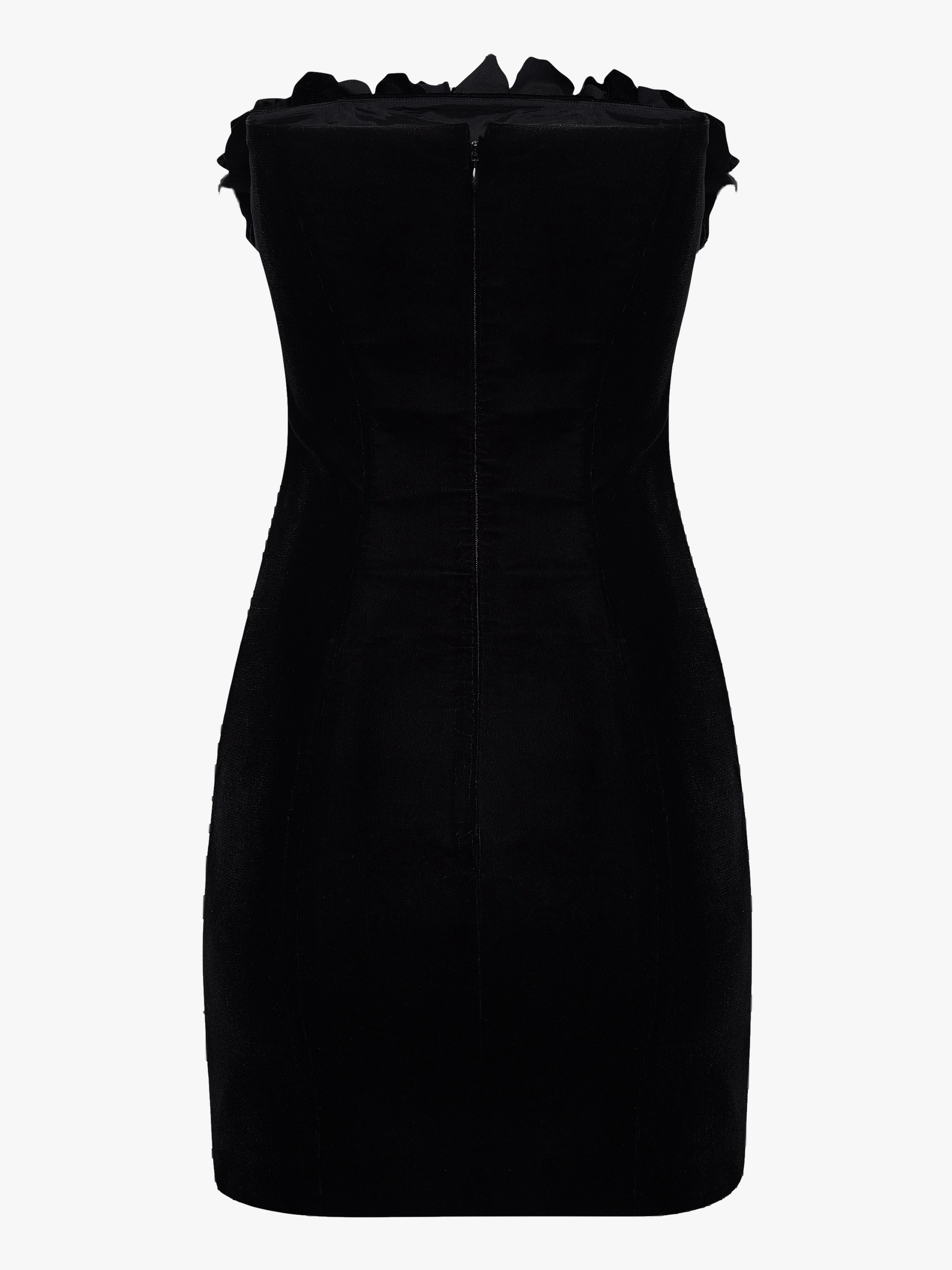 Strapless Velour Mini Dress made by NDS The Label