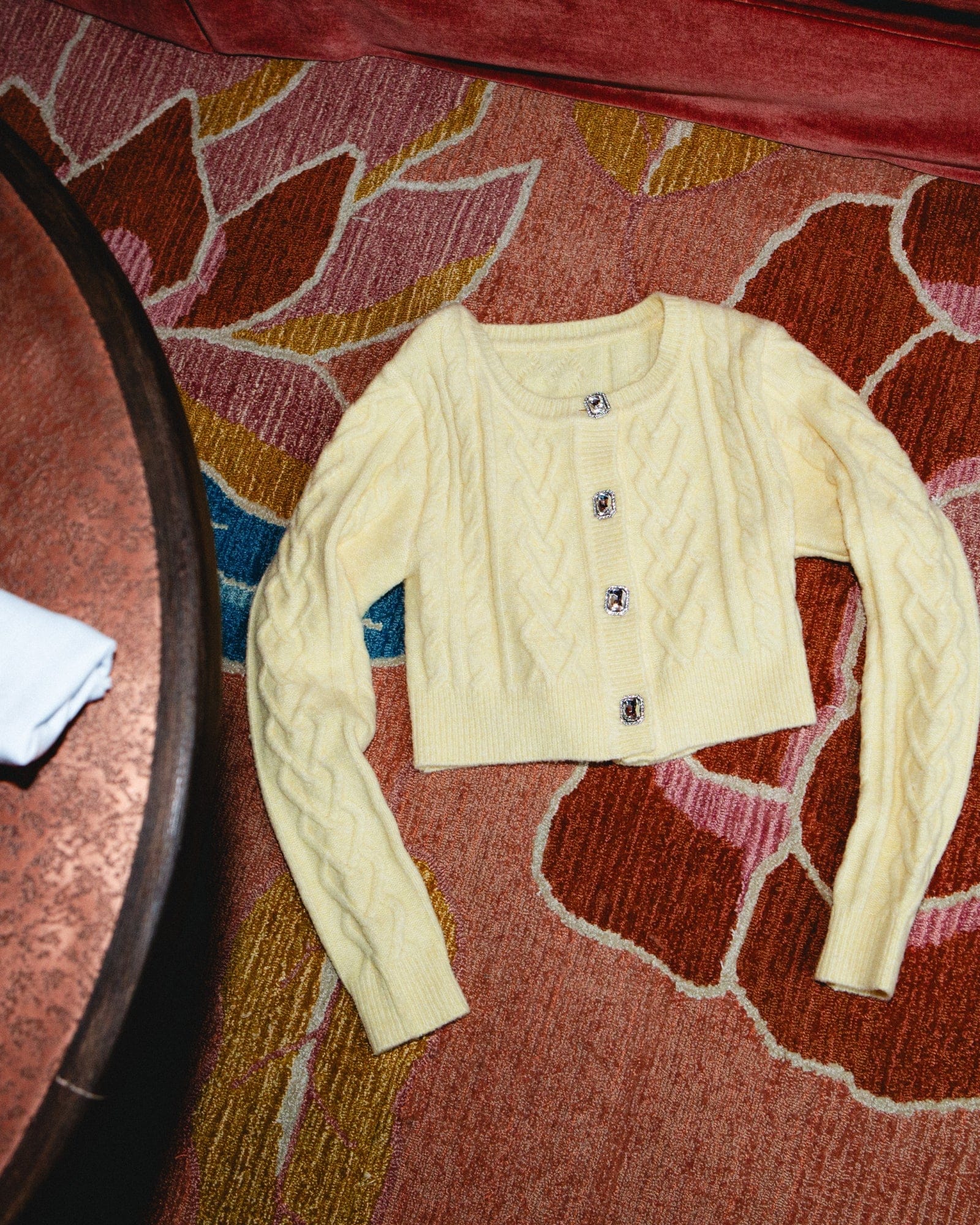 Evie Cardigan (Yellow) made by Nana Jacqueline