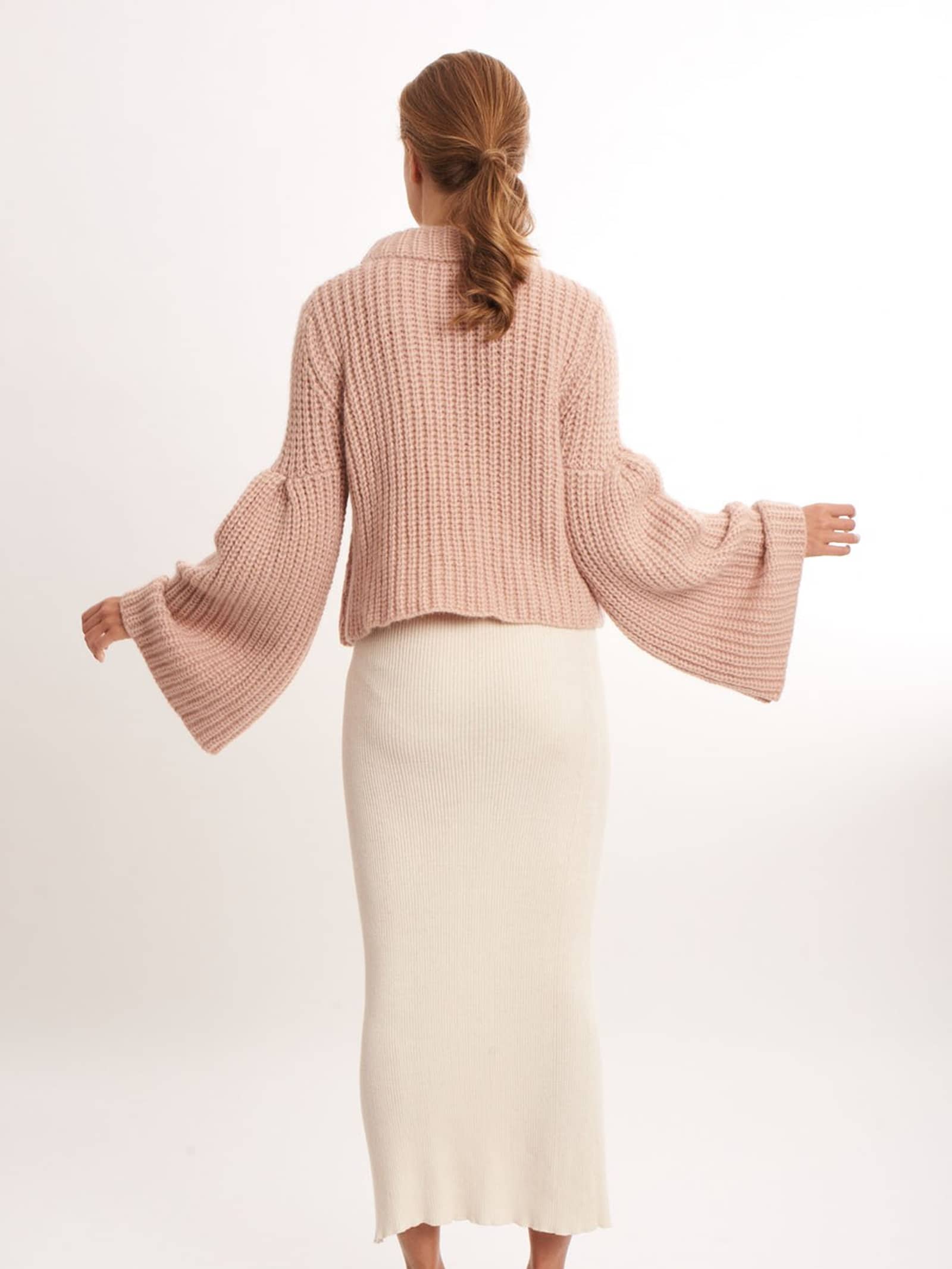 CELESTINE sweater in Pink made by AYNI
