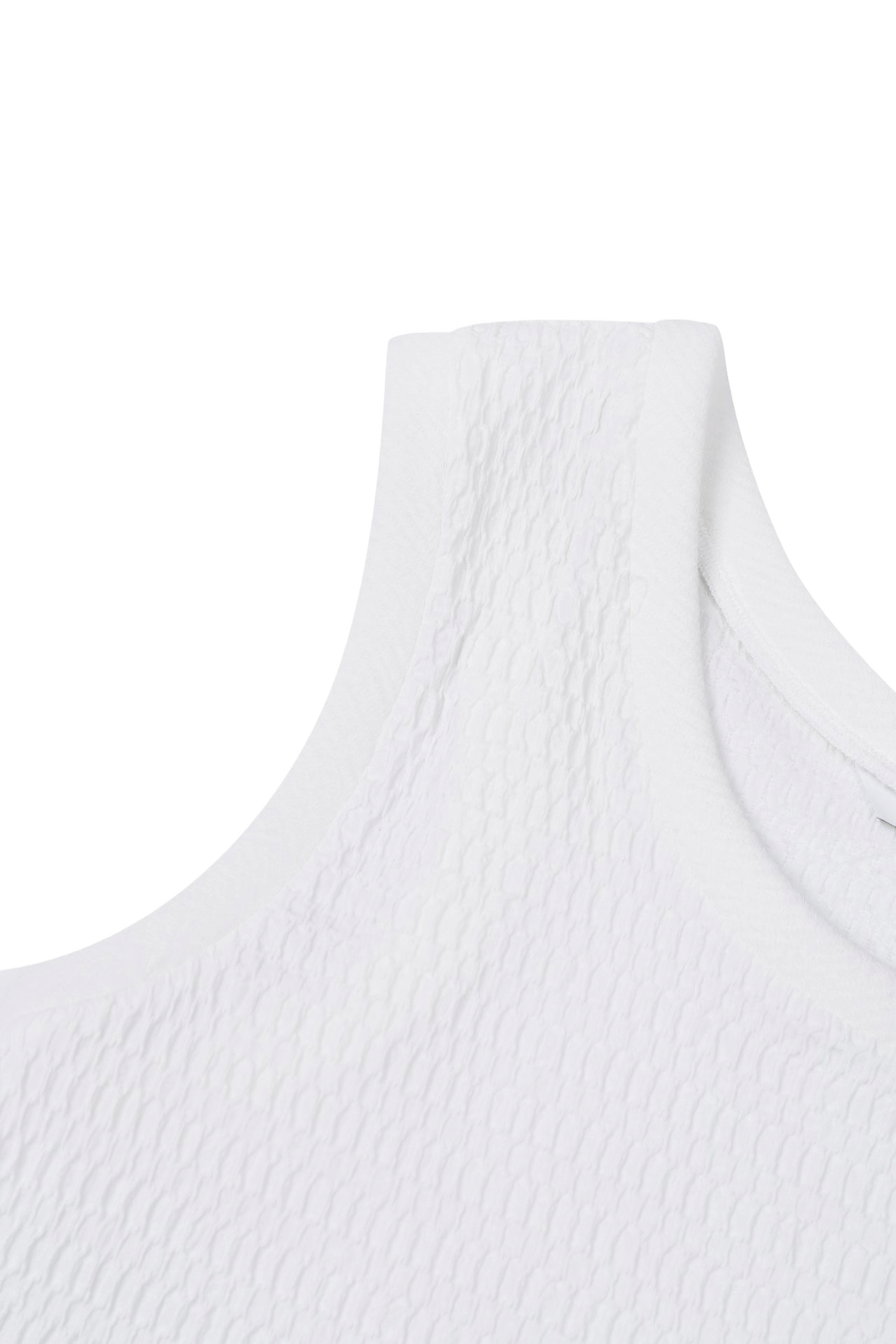 SLEEVELESS TEXTURED TOP made by YIBRI