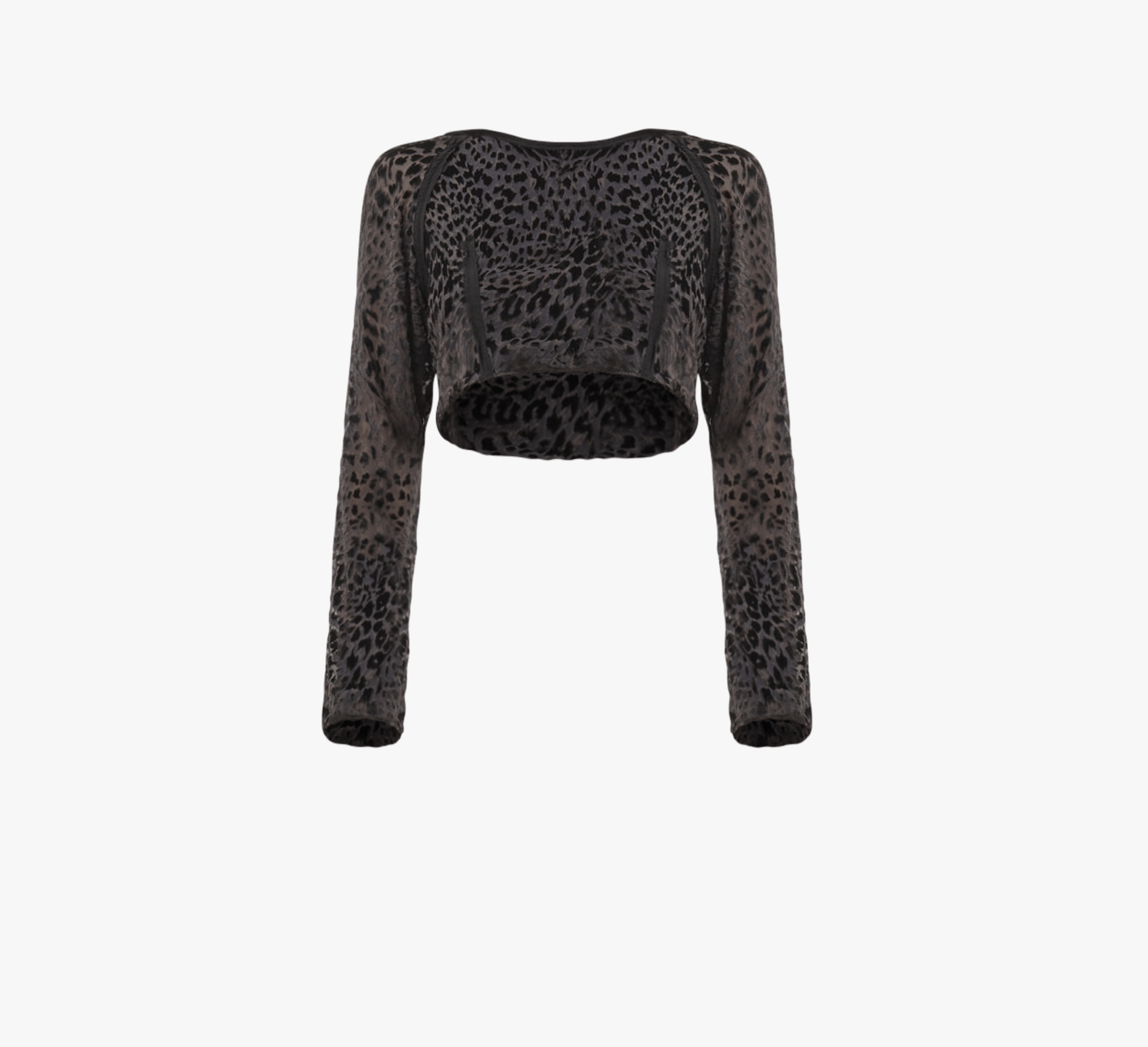 Leopard Top- Black made by Gemme Collective