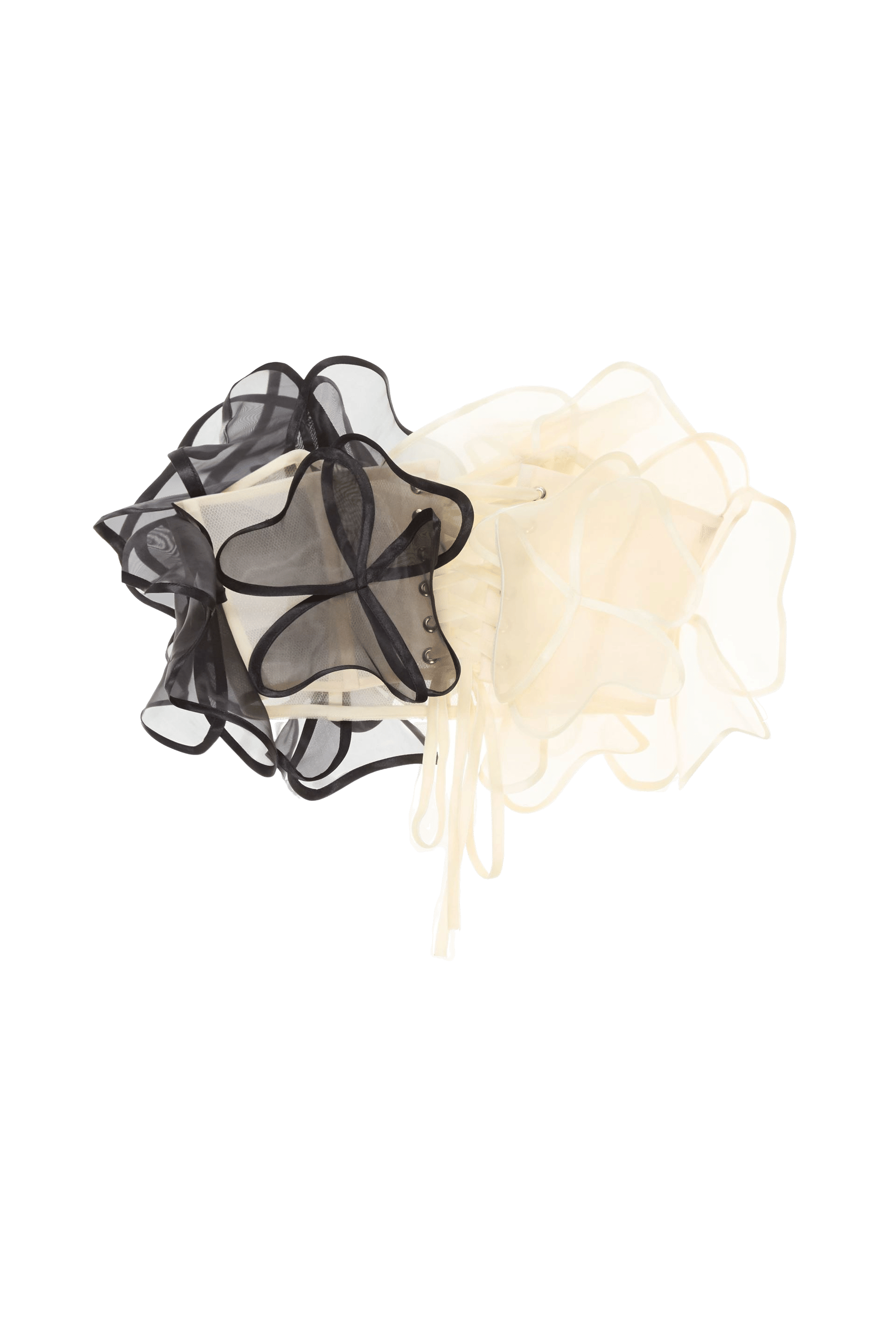 Corset Top in Flowers made by Malva Florea