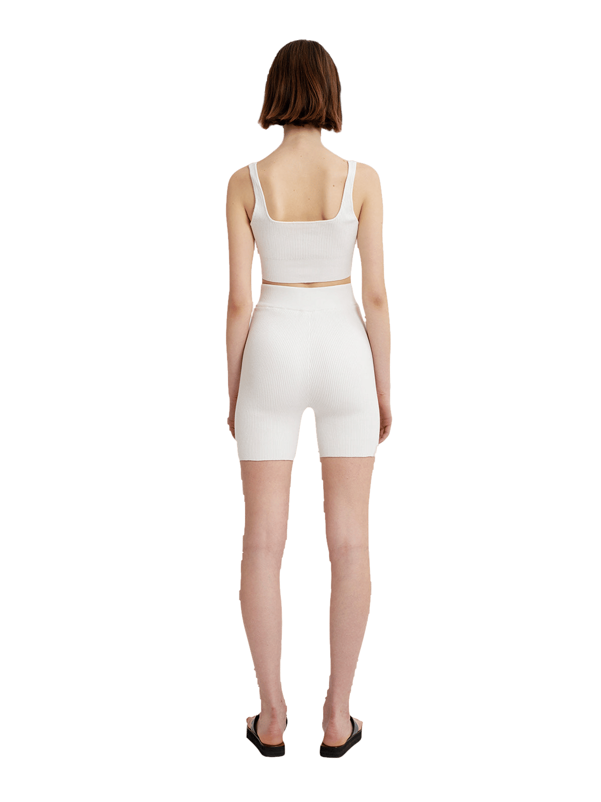 Laura Shorts in White made by AÉRYNE