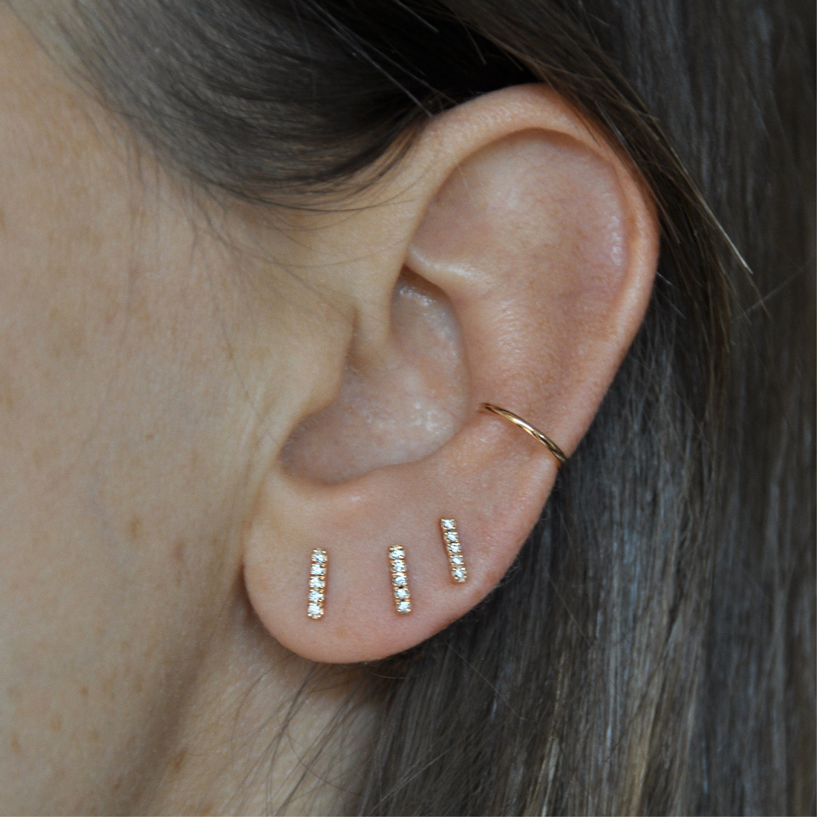 PENDIENTES LINE made by Gold & Roses