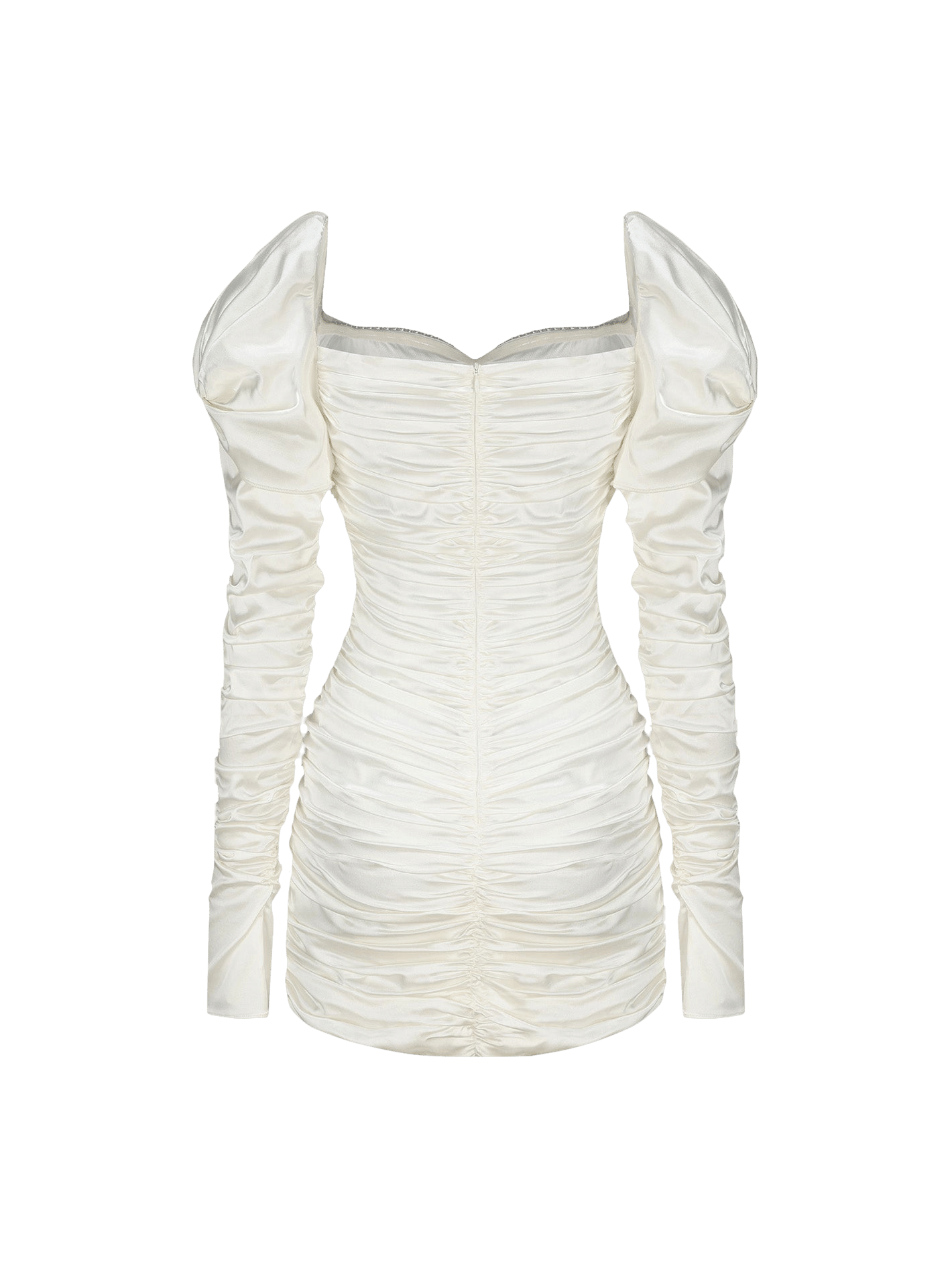 Daphne Satin Dress (White) made by Nana Jacqueline