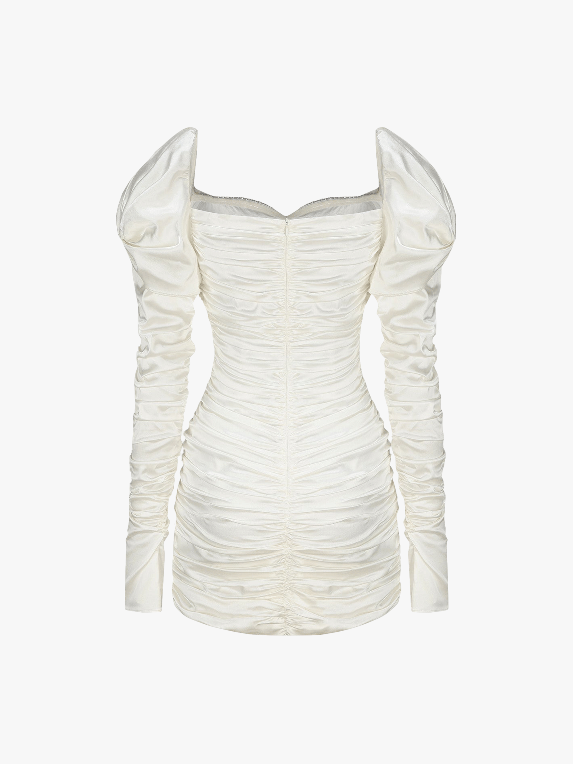 Daphne Satin Dress (White) made by Nana Jacqueline