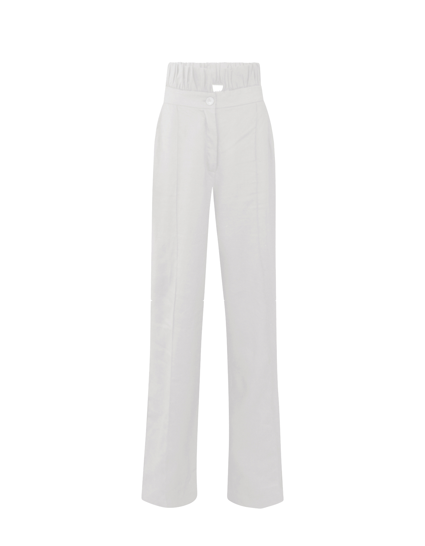 ANJA White Pants High Waisted made by MAET