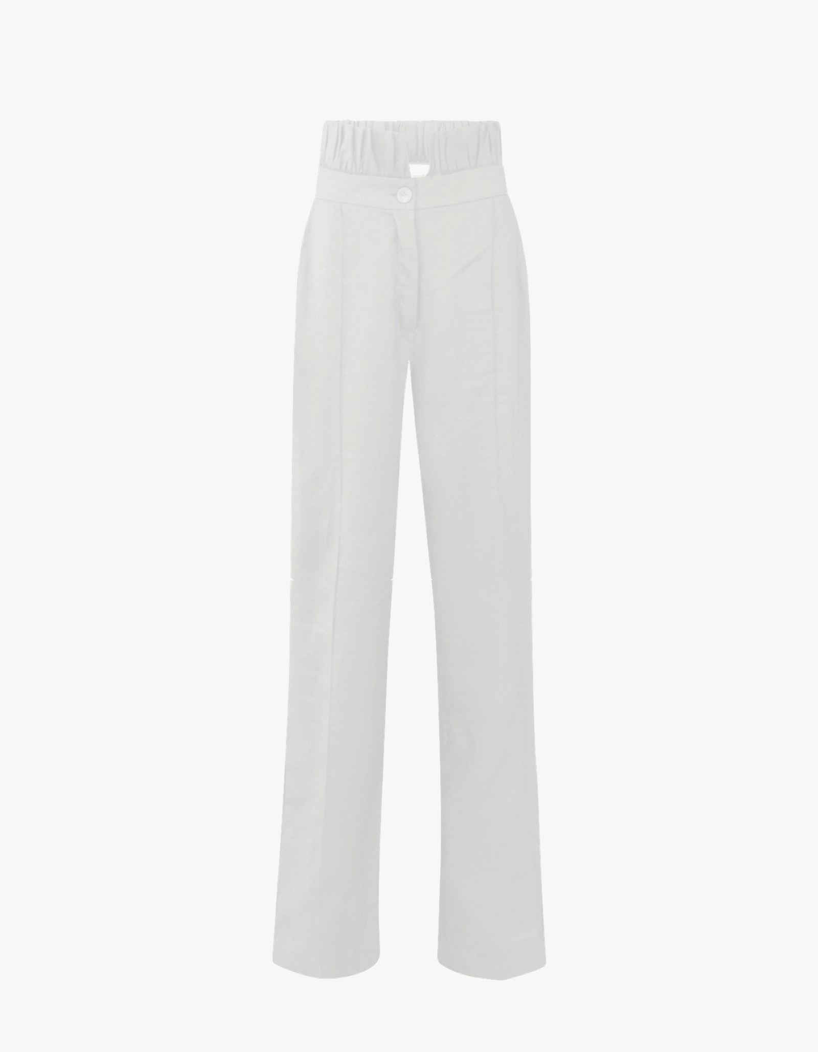ANJA White Pants High Waisted made by MAET