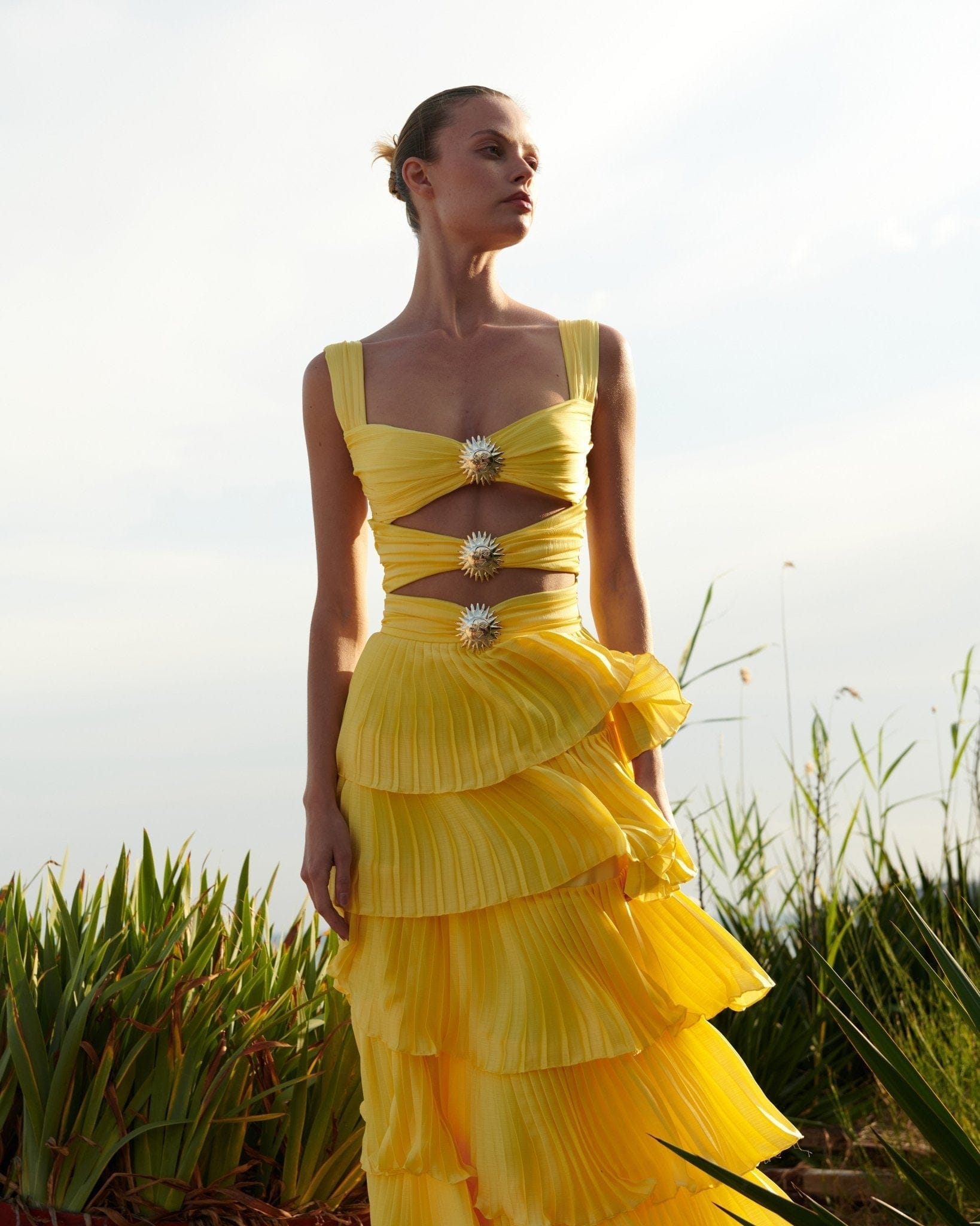 Devin Dress - Yellow in Yellow made by Gigii's