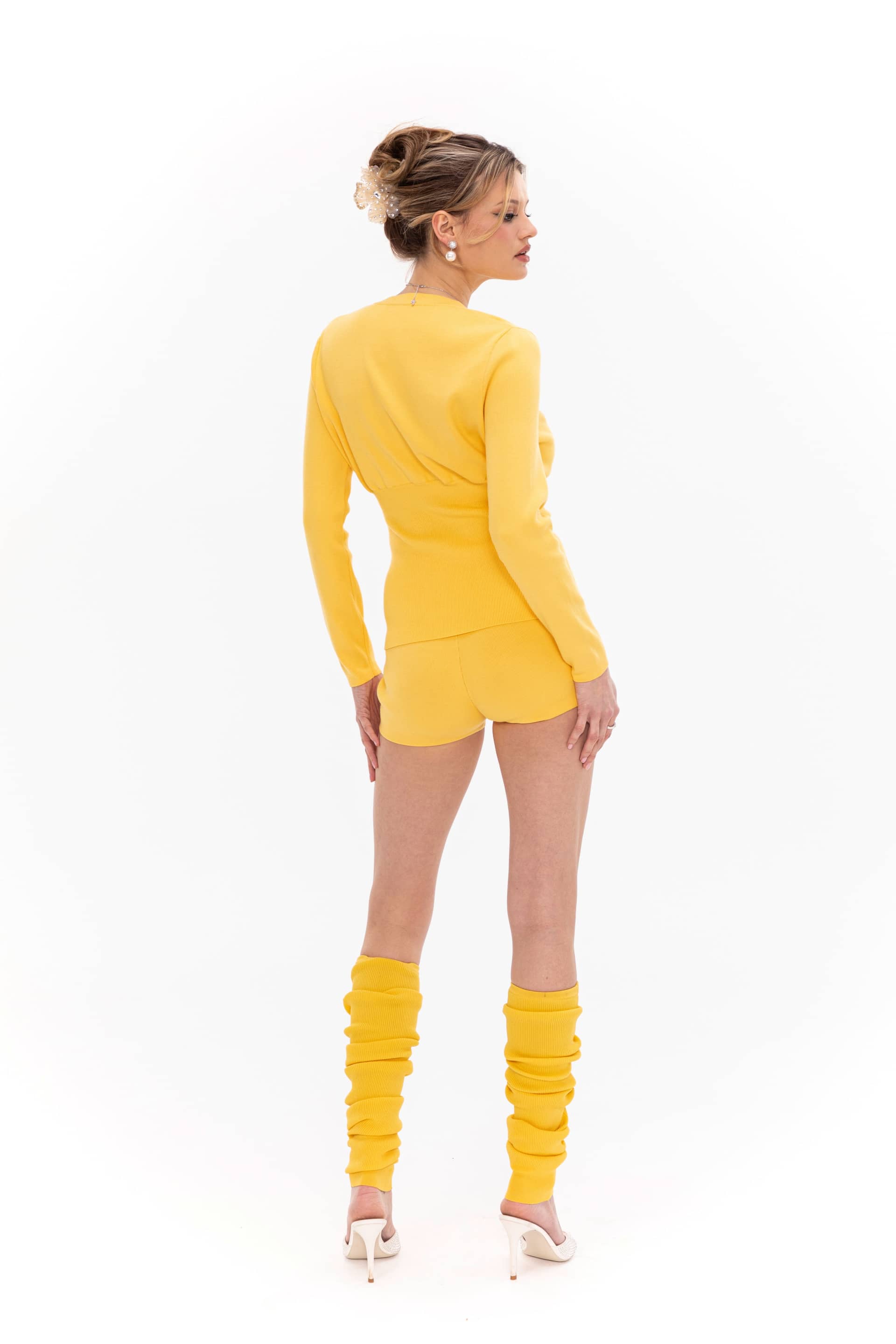 Naomi Knit Set (Yellow) made by Nana Jacqueline