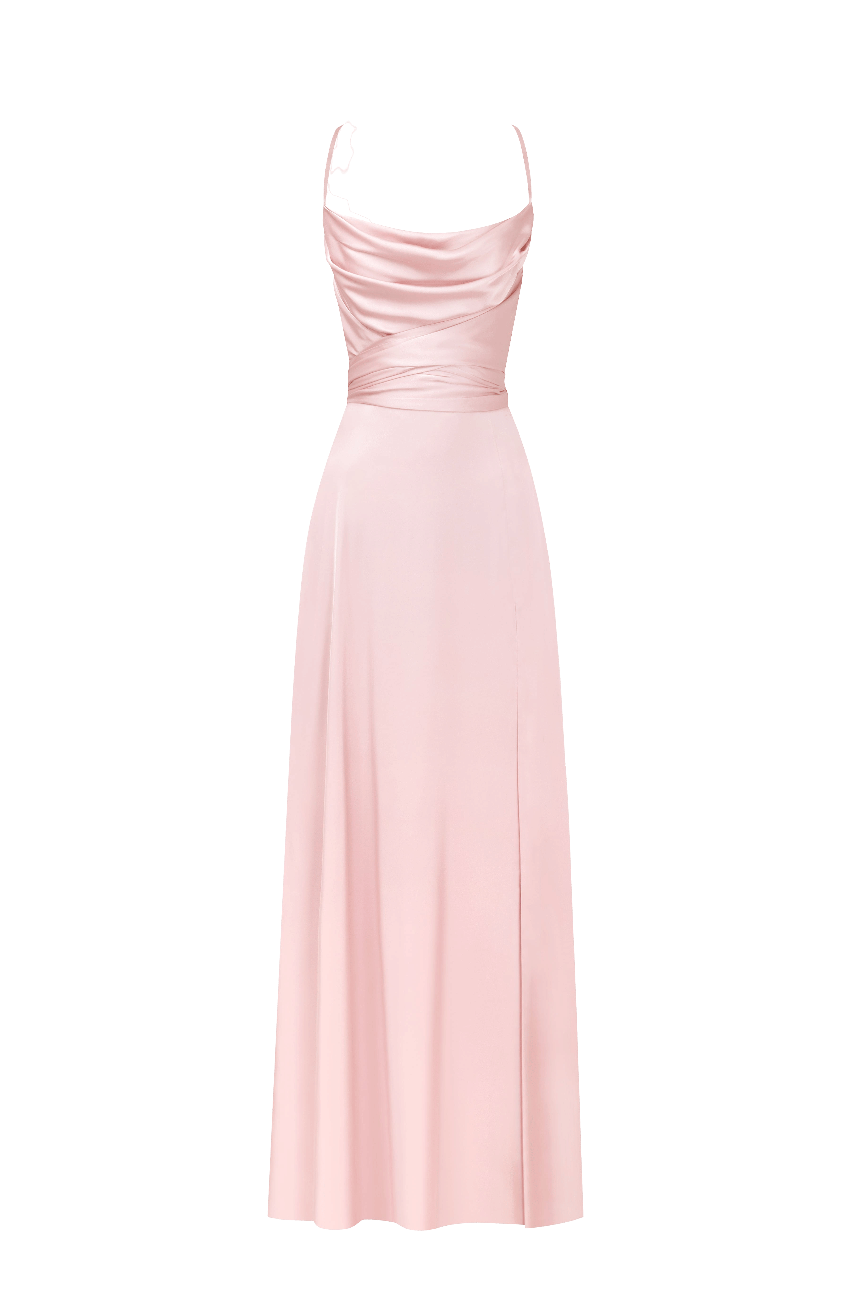 Boudoir misty rose silk slip dress made by Milla