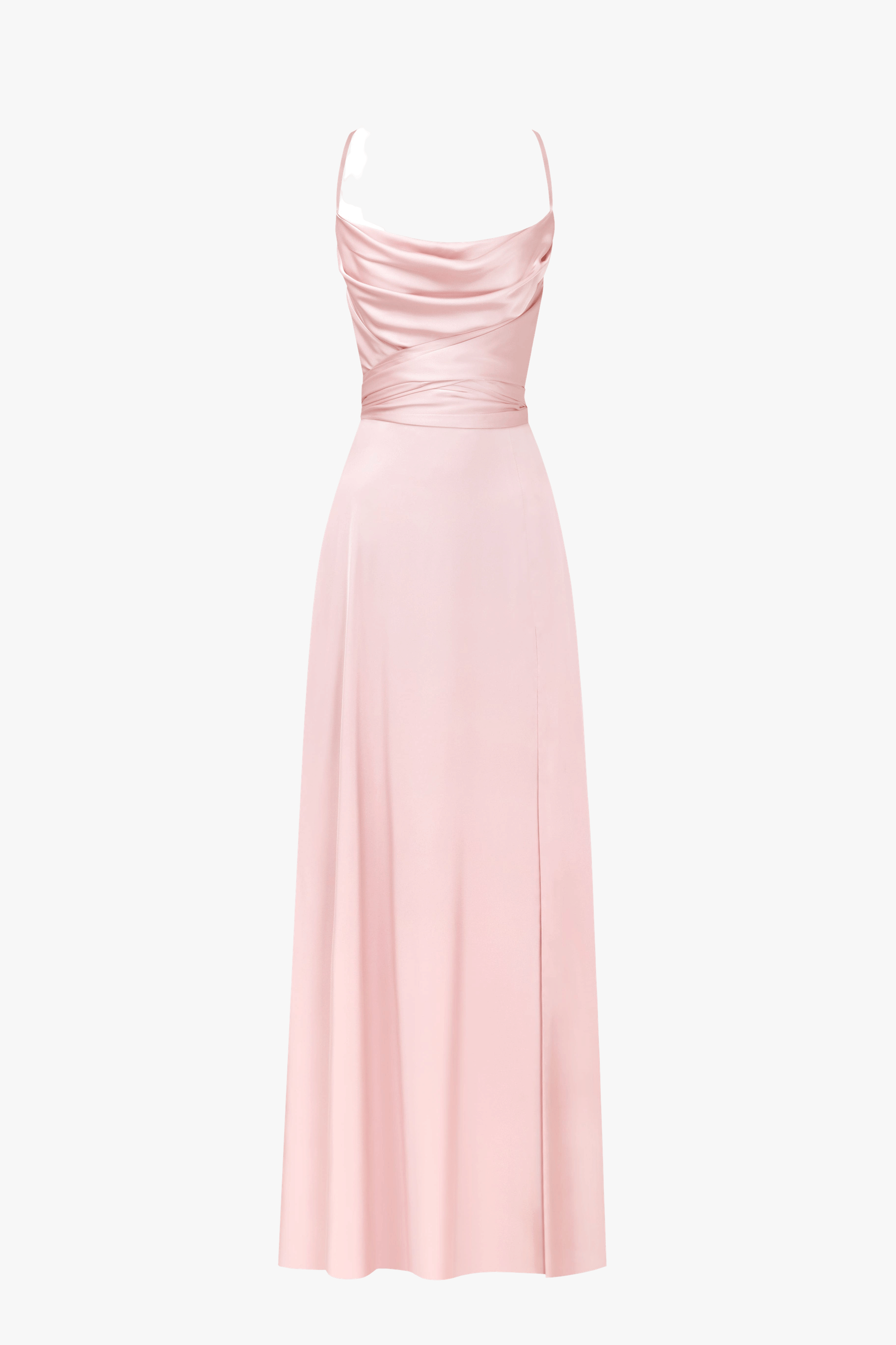 Boudoir misty rose silk slip dress made by Milla