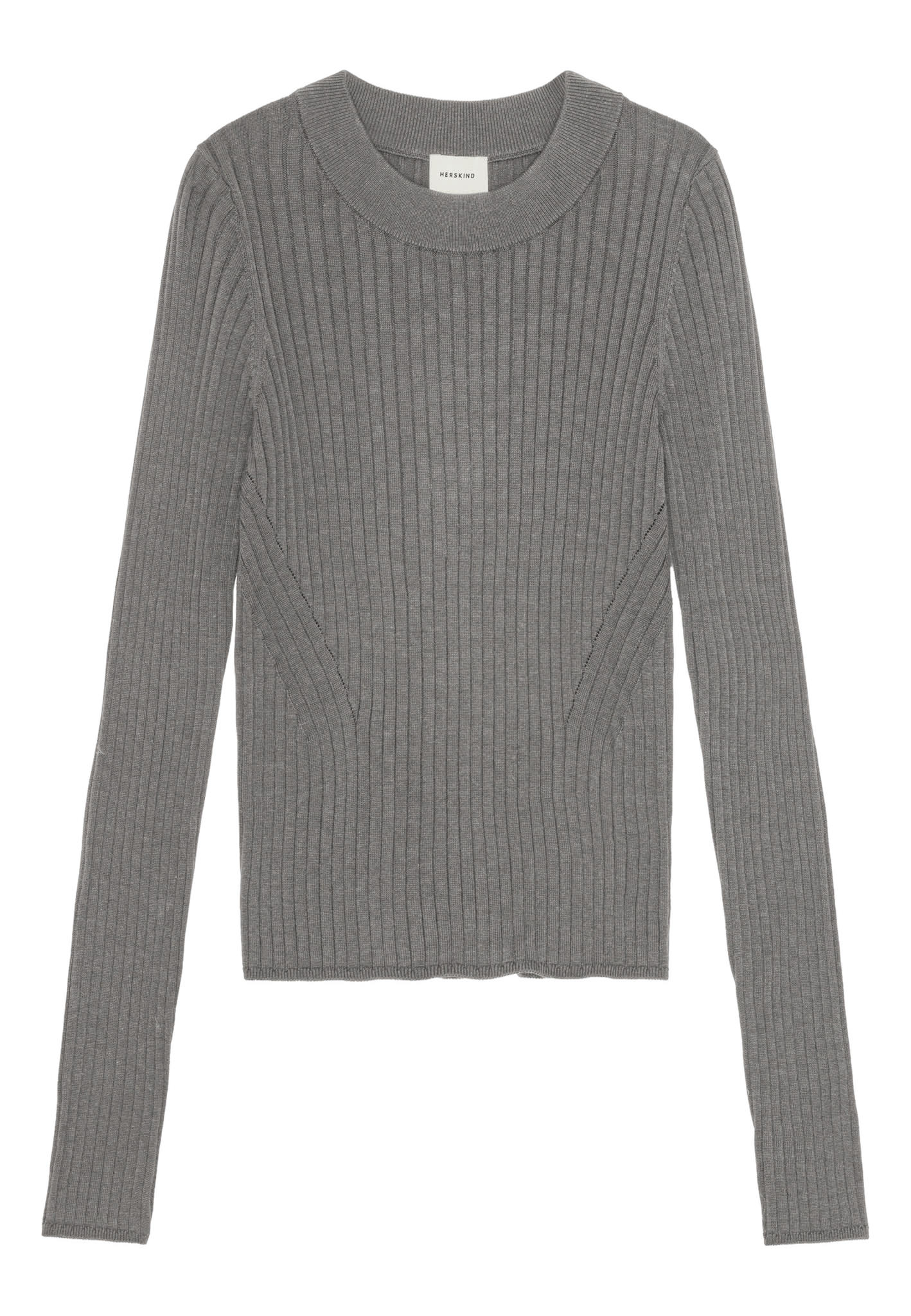 Daniella Knit Blouse - Light Grey made by HERSKIND