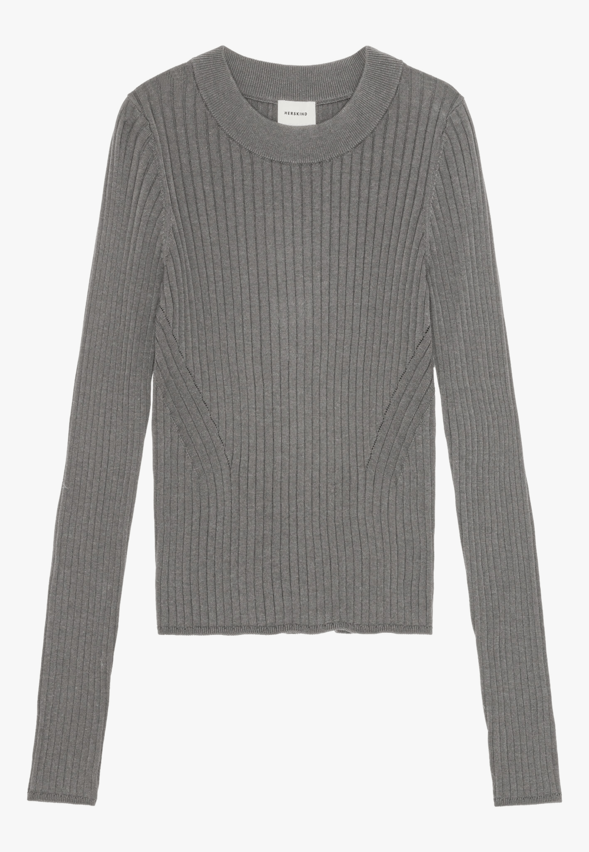 Daniella Knit Blouse - Light Grey made by HERSKIND