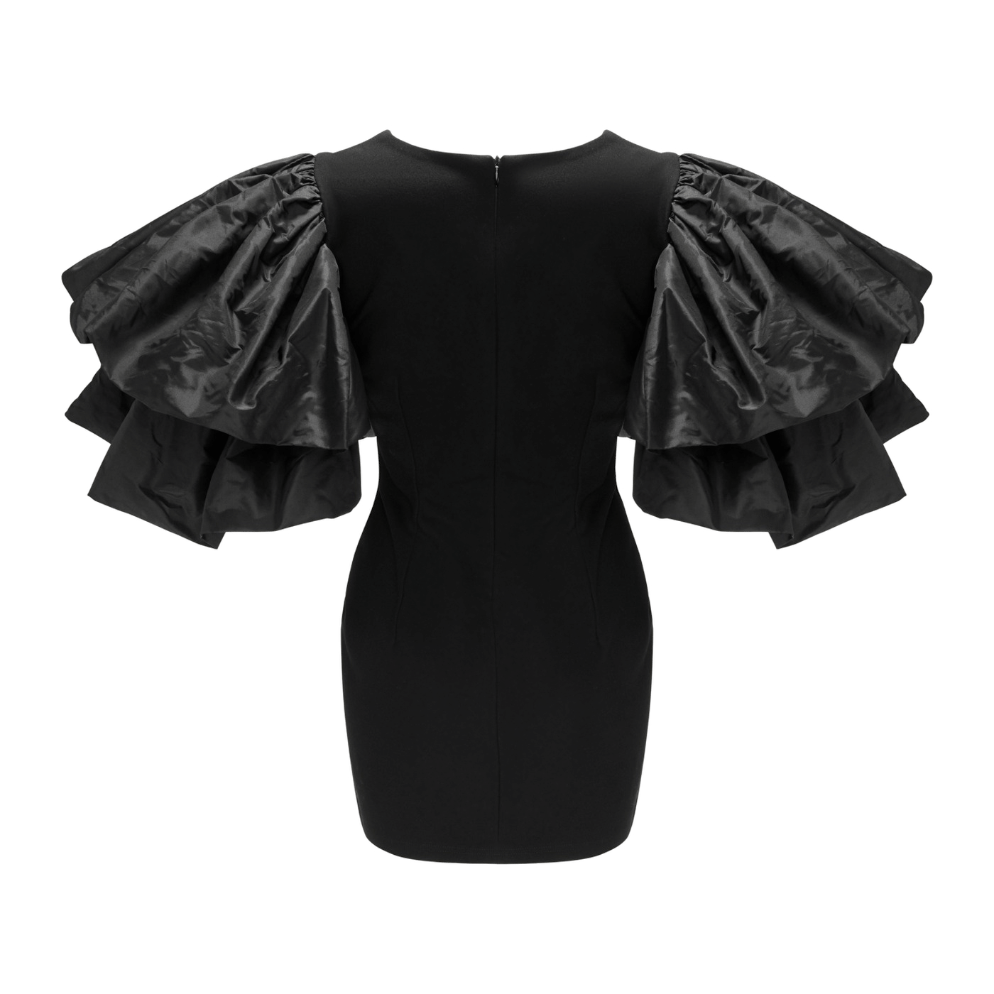 Dress With Deep Neckline made by YAVORSKA