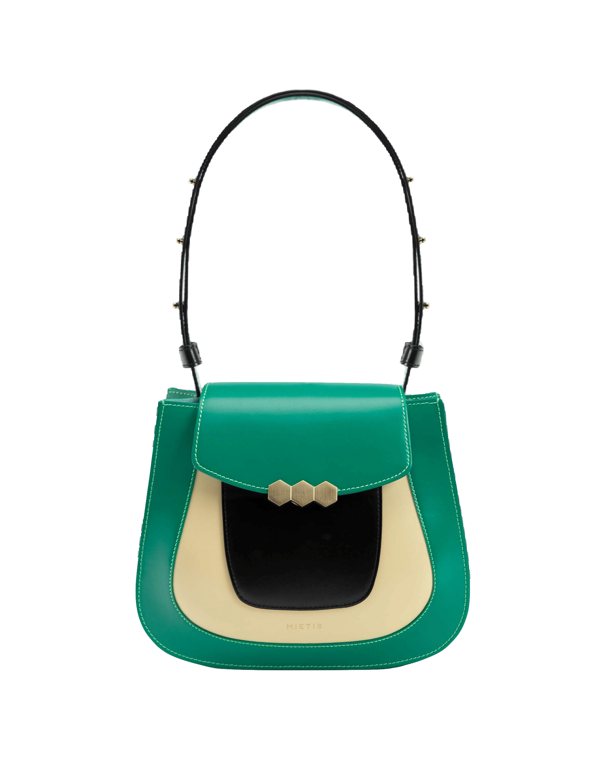 Jill Emerald / Cream / Black in Green made by Mietis