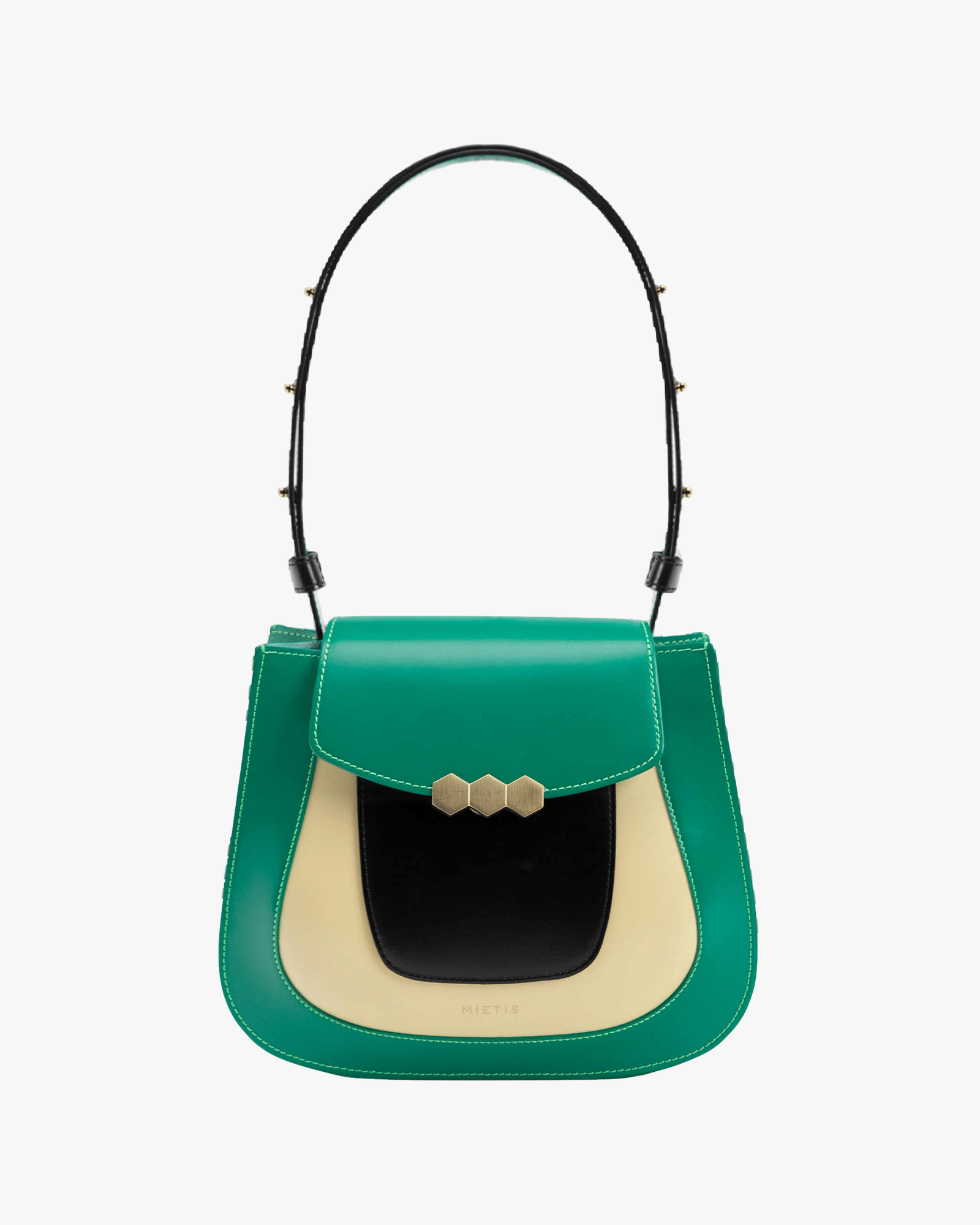 Jill Emerald / Cream / Black in Green made by Mietis