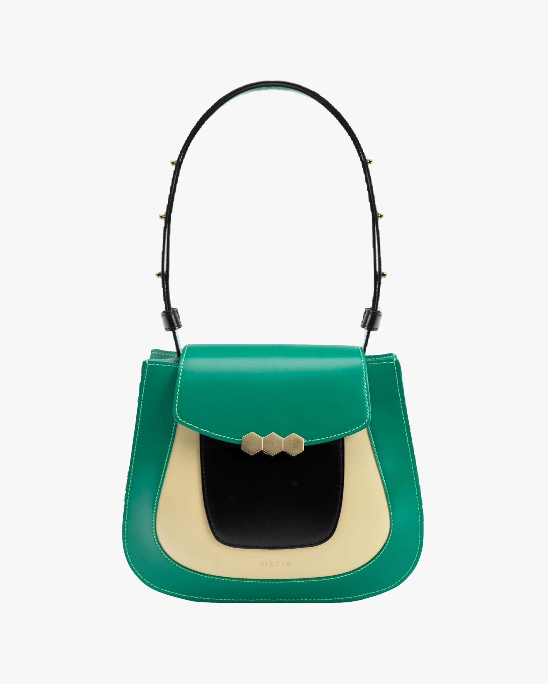 Jill Emerald / Cream / Black in Green made by Mietis