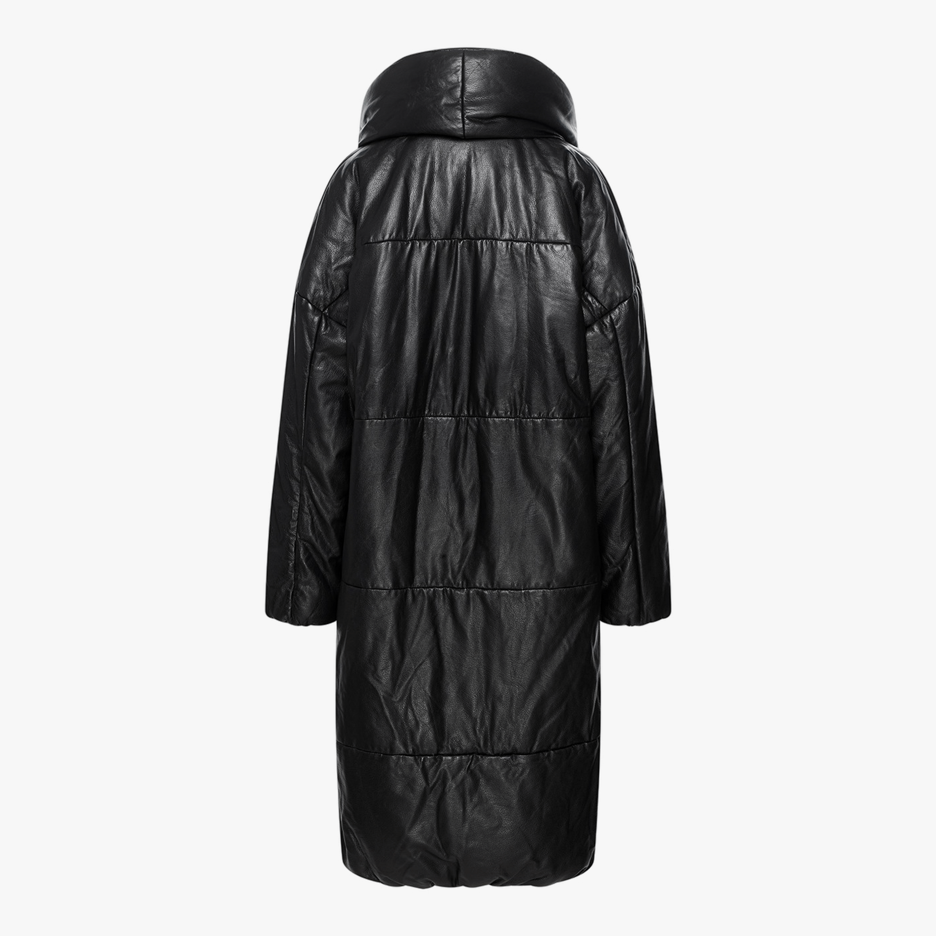 Long Leather Coat made by YAVORSKA