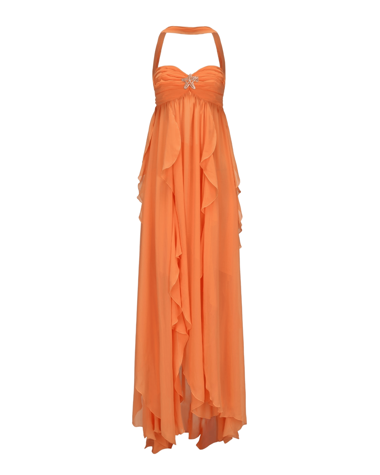 Mariah Dress (Orange) made by Nana Jacqueline