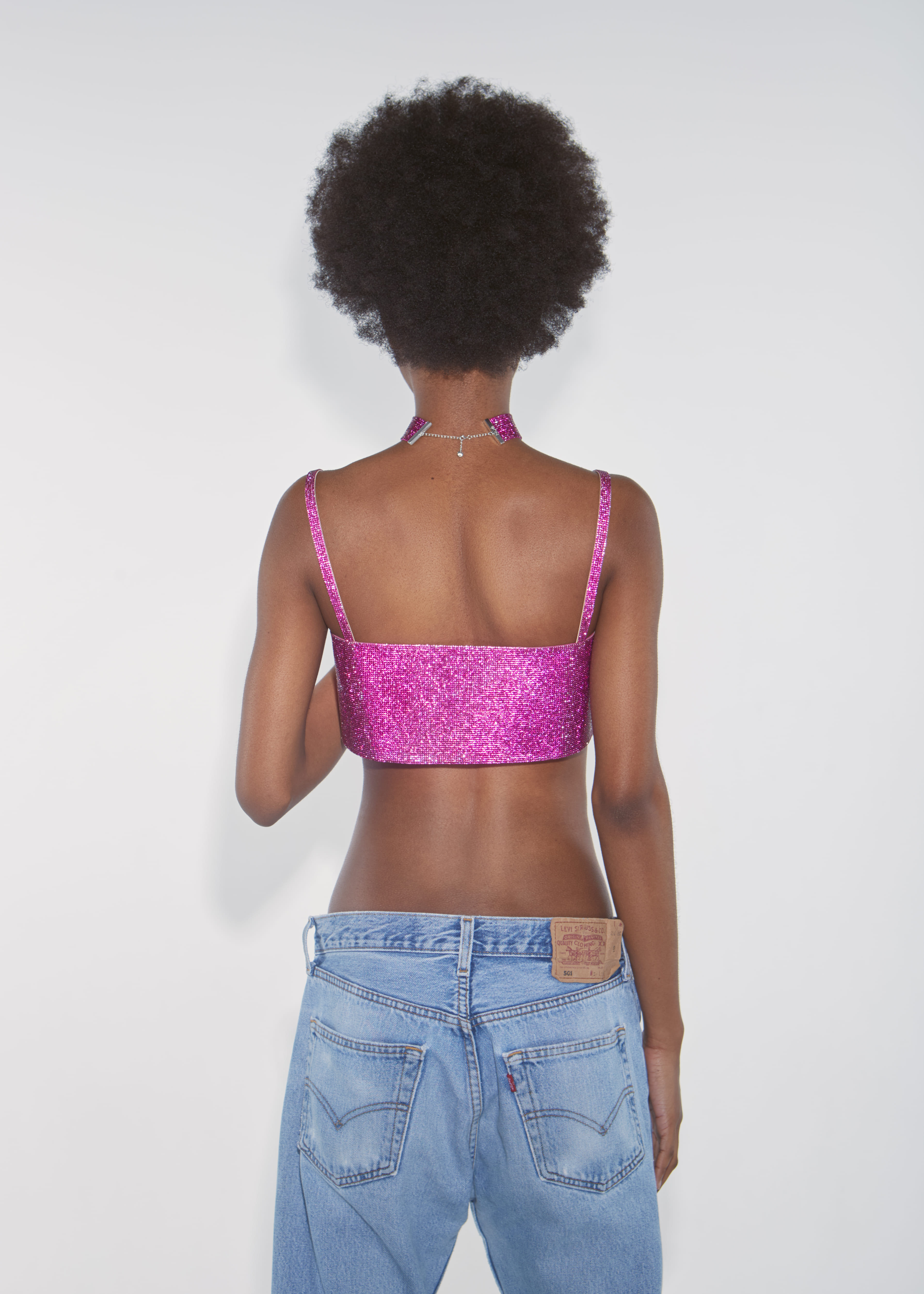 Charlotte Choker Barbie Pink made by NUÉ