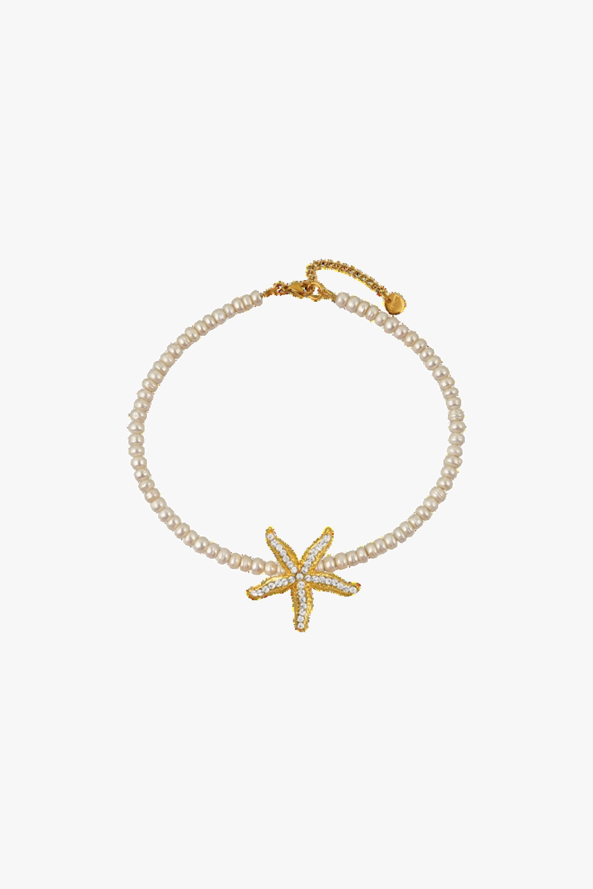 Sienna's Starfish Pearl Necklace Daphne X Oceanus made by Oceanus Swimwear