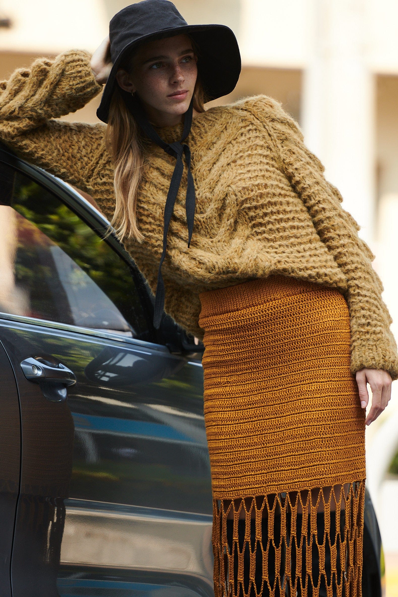 JAQARU sweater in Yellow made by AYNI