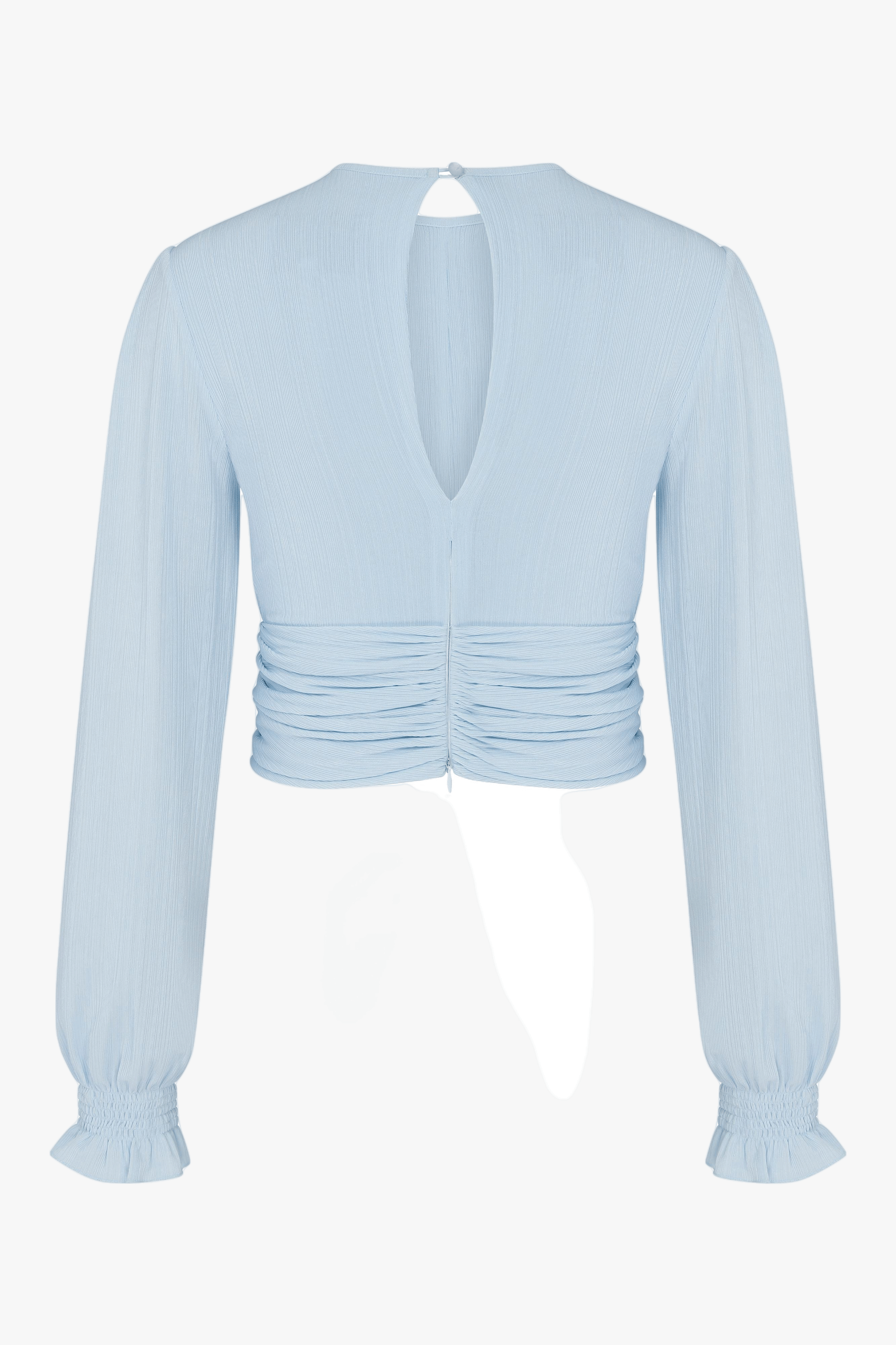 Orvell Light-Weight Knitted Drapped Top made by Nazli Ceren