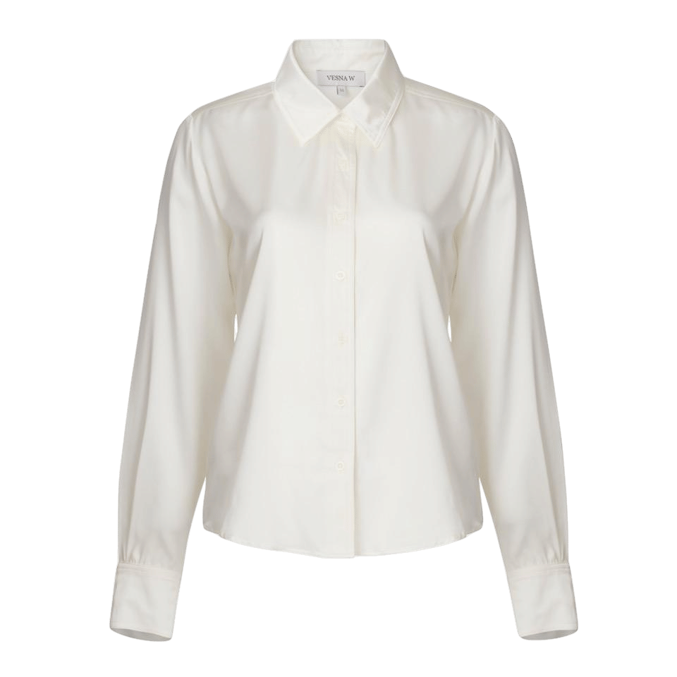 Blouse Jill Ivory Silk made by Vesna W