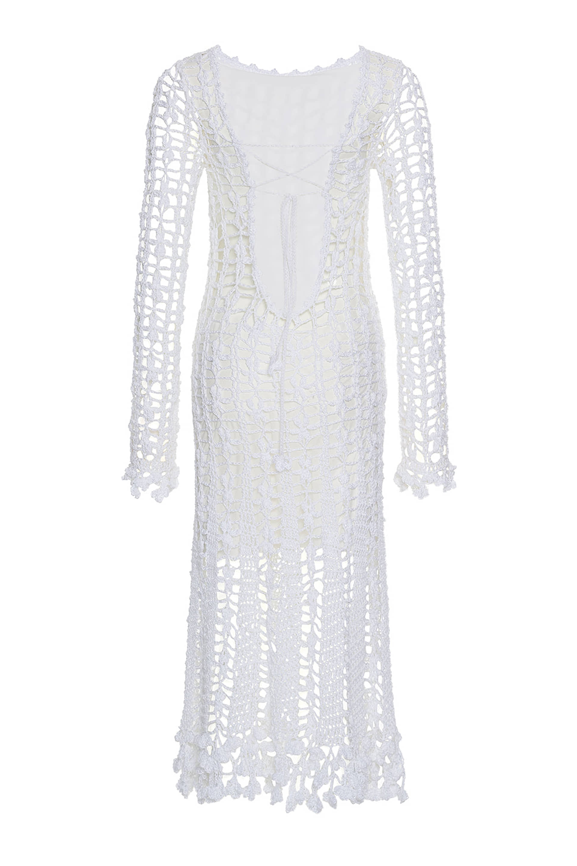 Vanilla White Midi Dress made by ANDREEVA