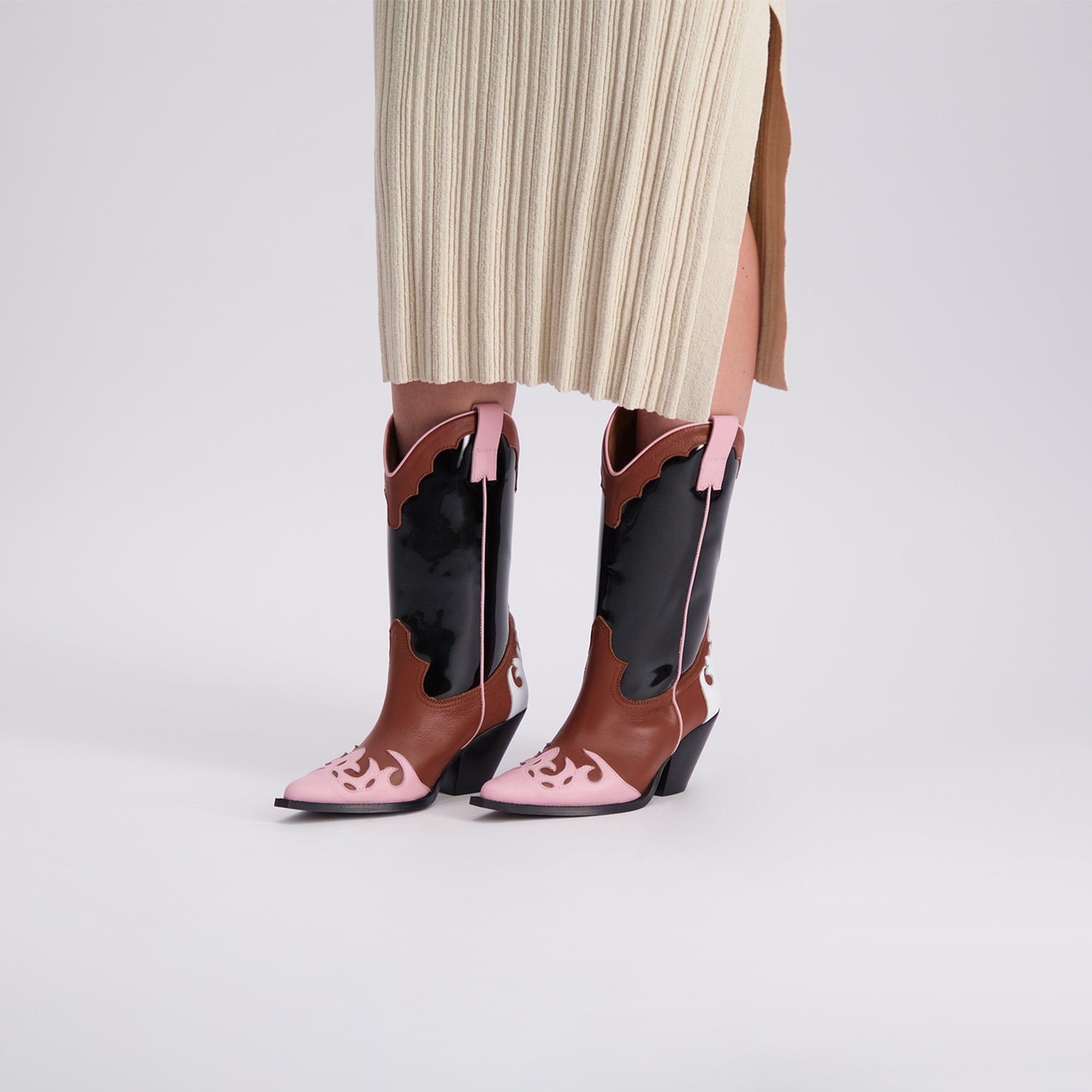 TORAL MULTICOLOURED BOOTS made by Toral