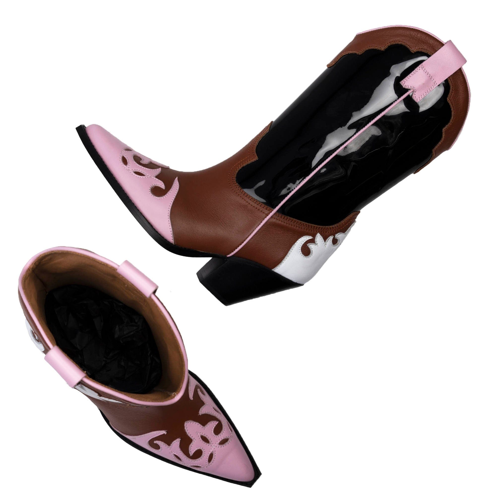 TORAL MULTICOLOURED BOOTS made by Toral