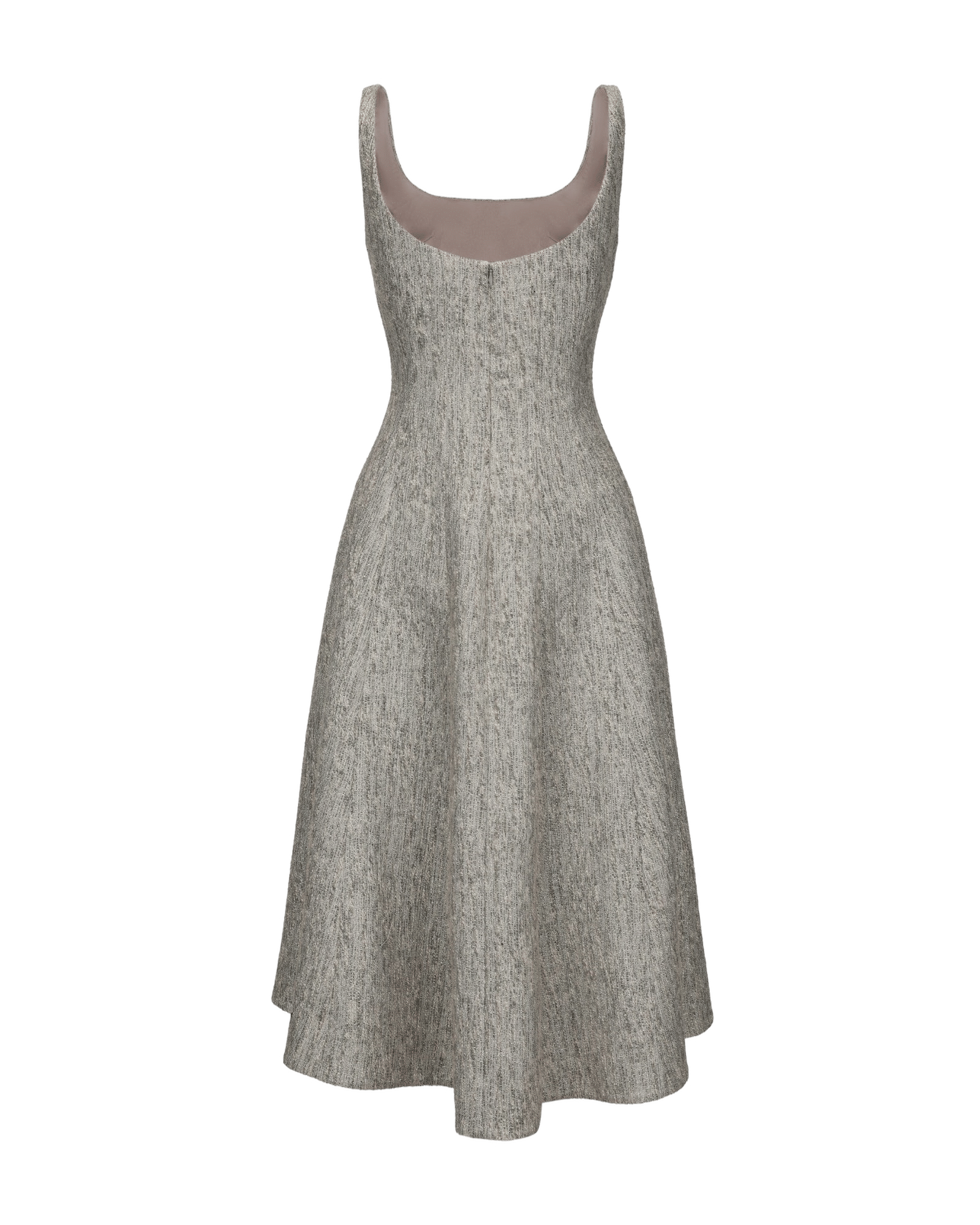 Josephine Dress (Gray) made by Nana Jacqueline