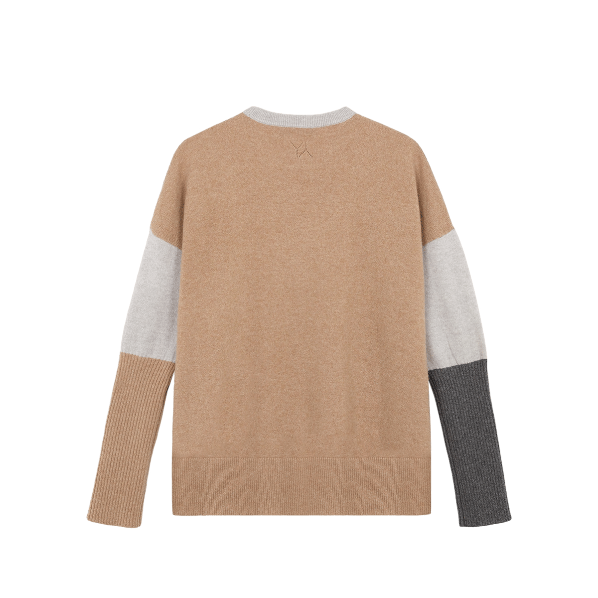 Boxy Sweater With YY Logo Light Grey made by YLIANA YEPEZ