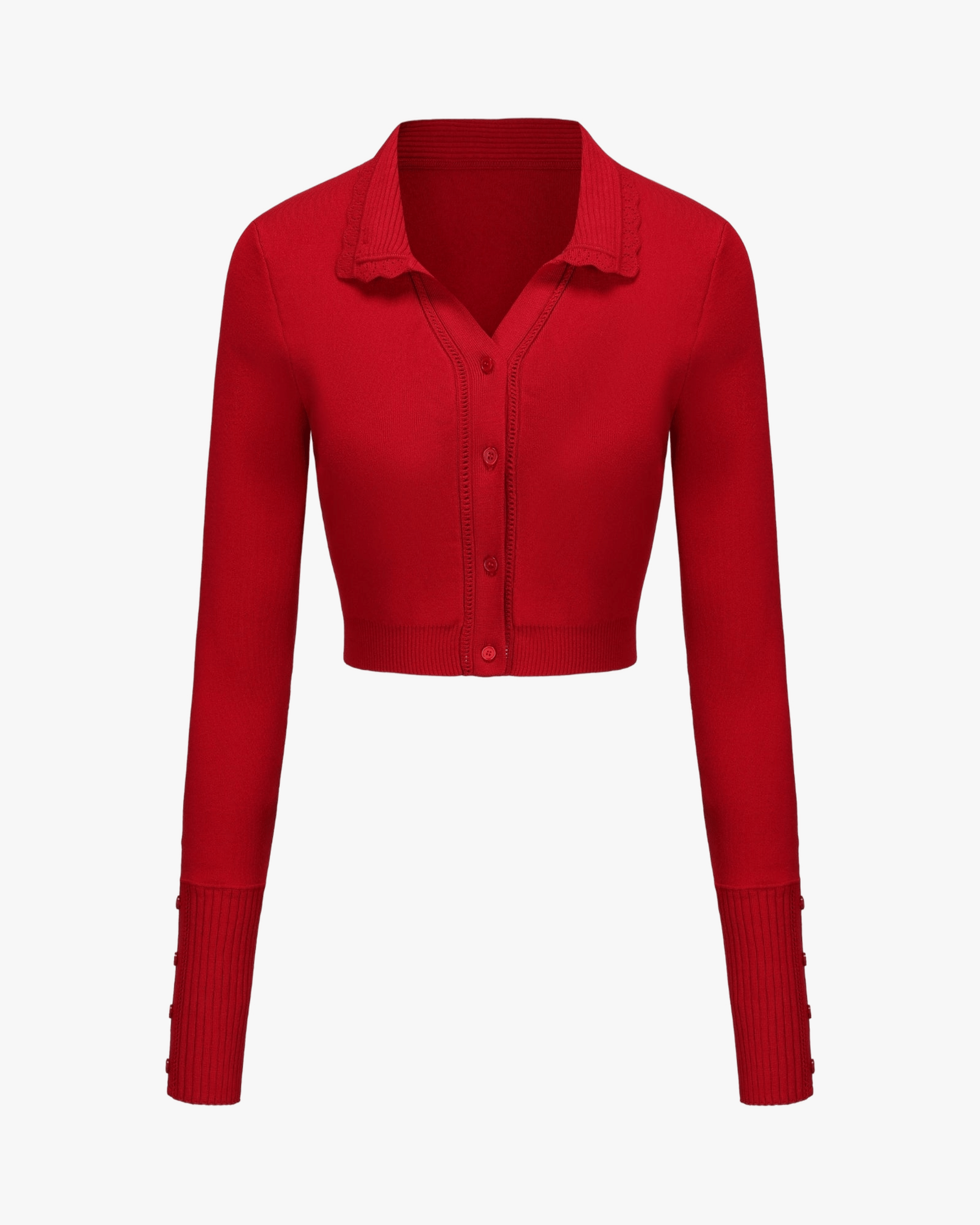 Jenna Cardigan (Red) made by Nana Jacqueline